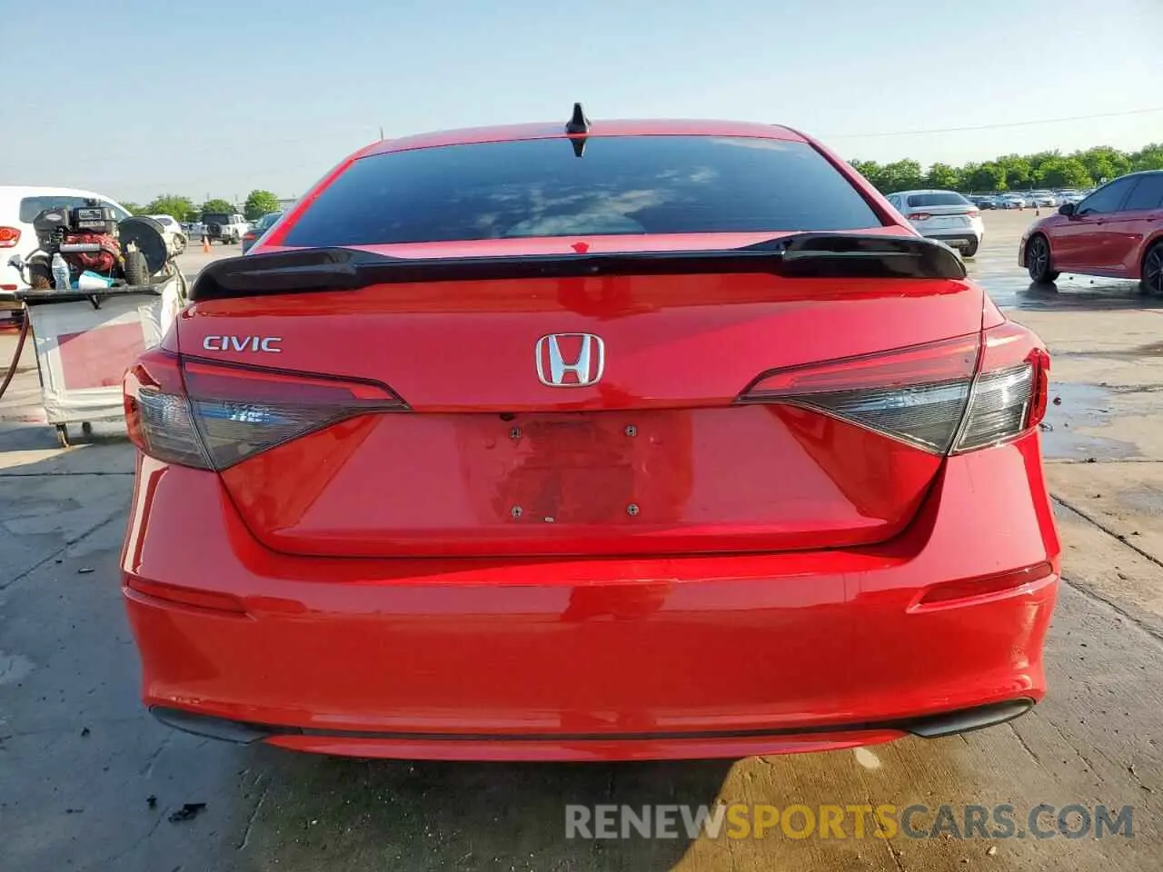 6 Photograph of a damaged car 2HGFE1F75NH303883 HONDA CIVIC 2022