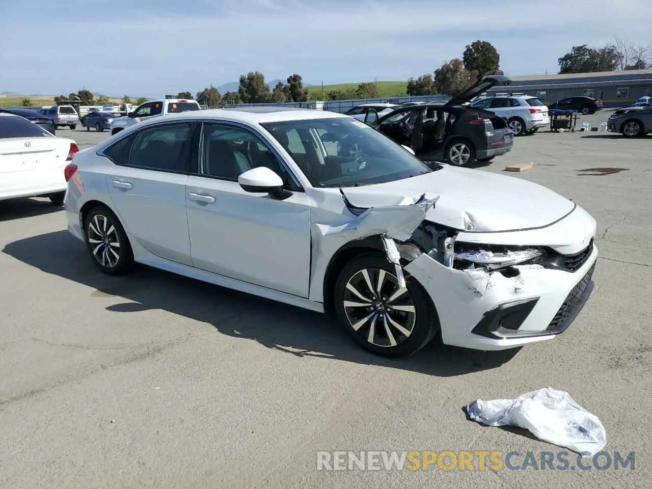 4 Photograph of a damaged car 2HGFE1F75NH310042 HONDA CIVIC 2022