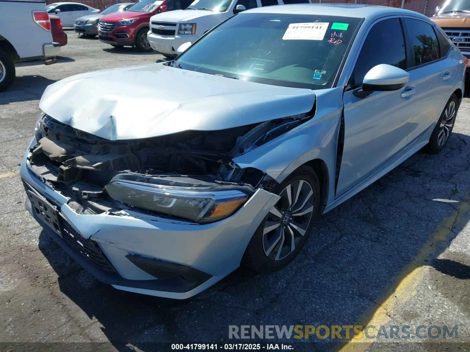 17 Photograph of a damaged car 2HGFE1F76NH302970 HONDA CIVIC 2022