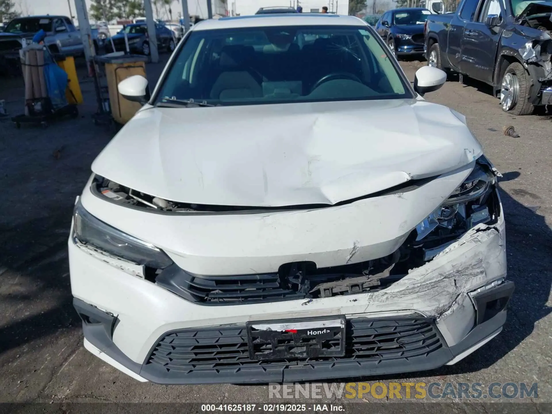 12 Photograph of a damaged car 2HGFE1F76NH318022 HONDA CIVIC 2022