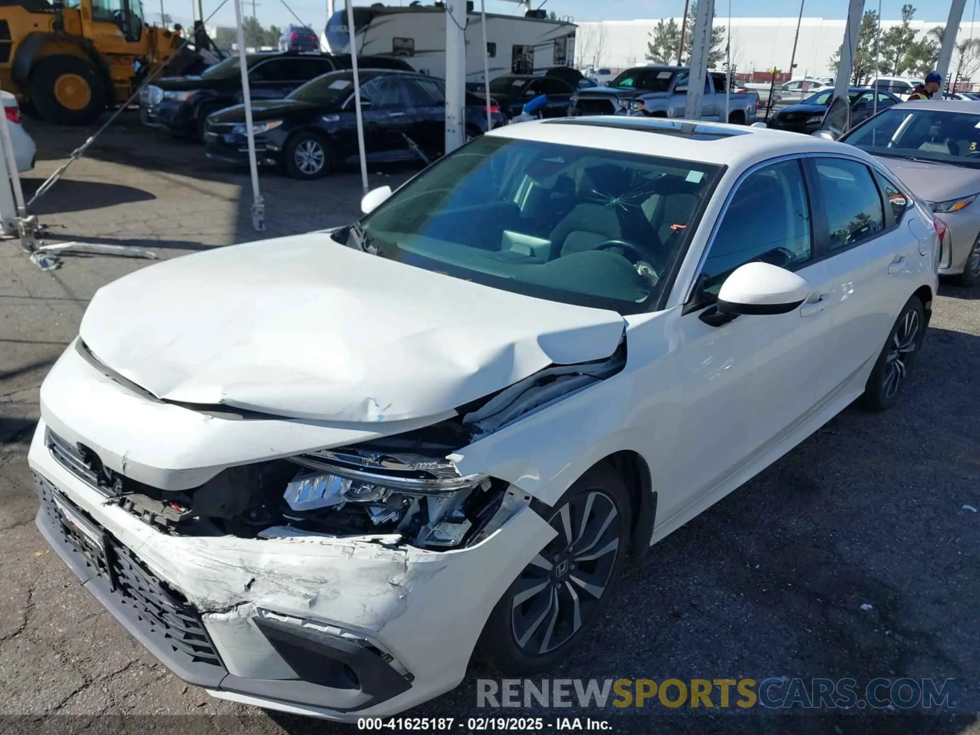 2 Photograph of a damaged car 2HGFE1F76NH318022 HONDA CIVIC 2022