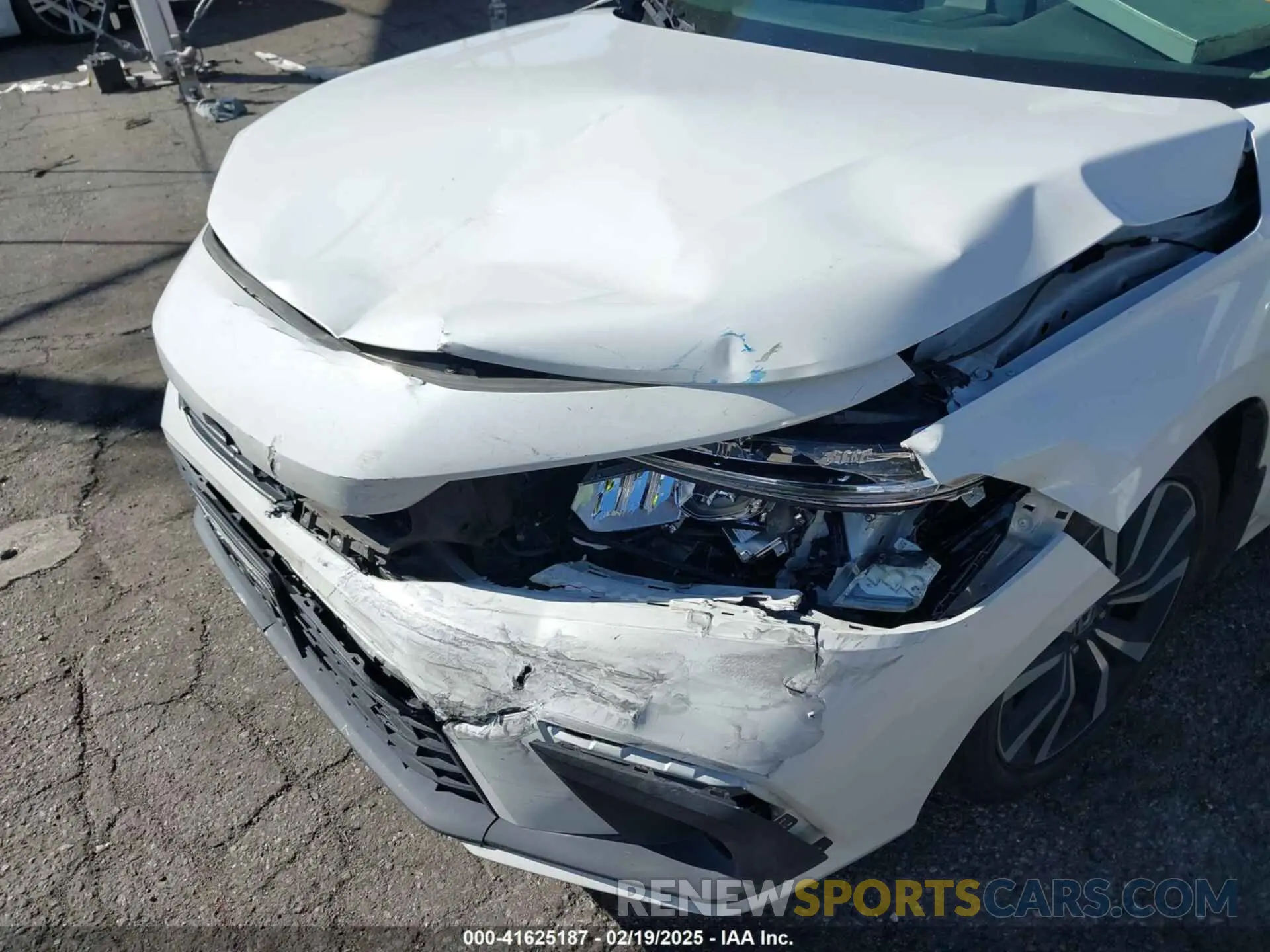 6 Photograph of a damaged car 2HGFE1F76NH318022 HONDA CIVIC 2022