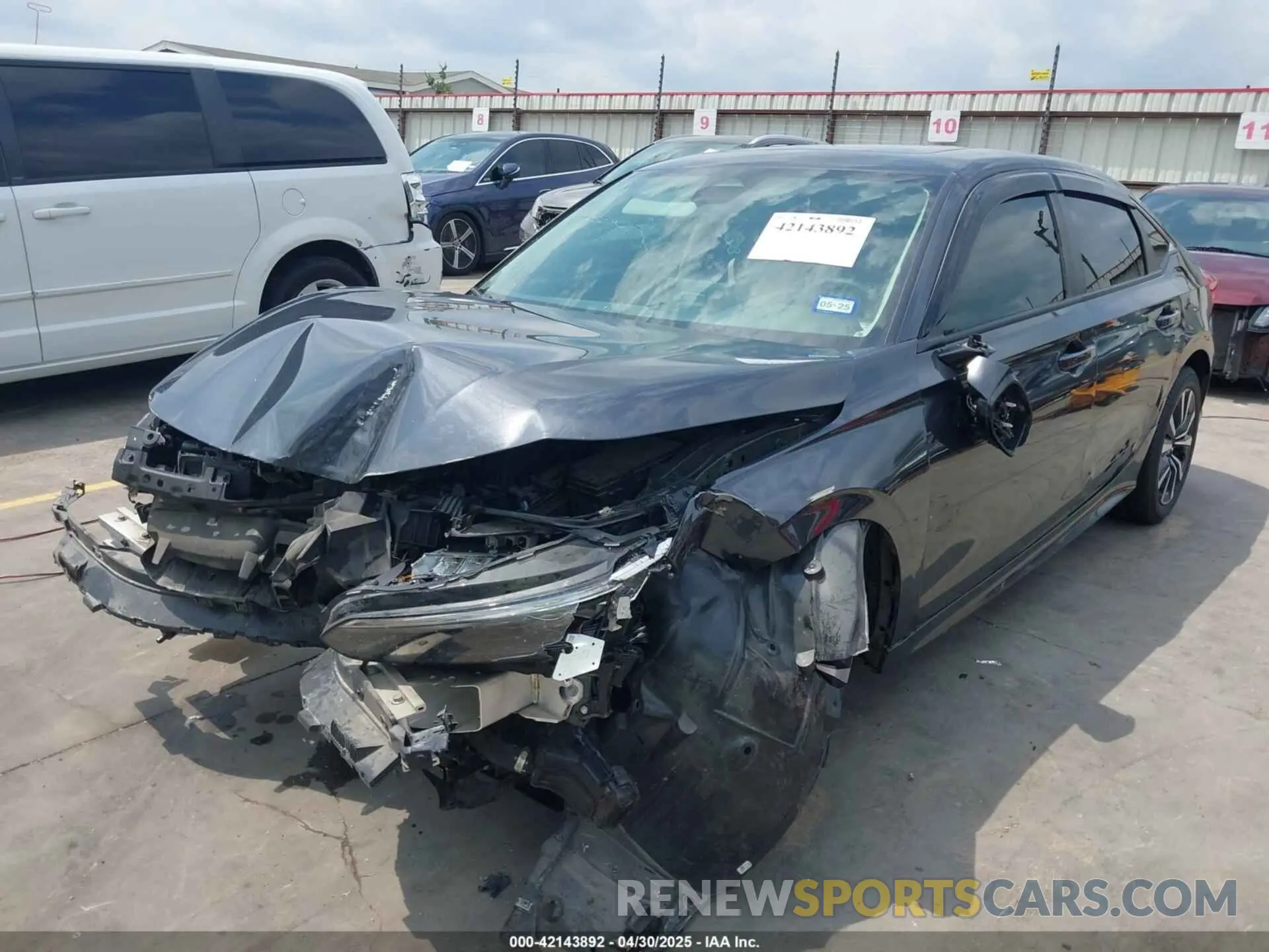 2 Photograph of a damaged car 2HGFE1F76NH319493 HONDA CIVIC 2022