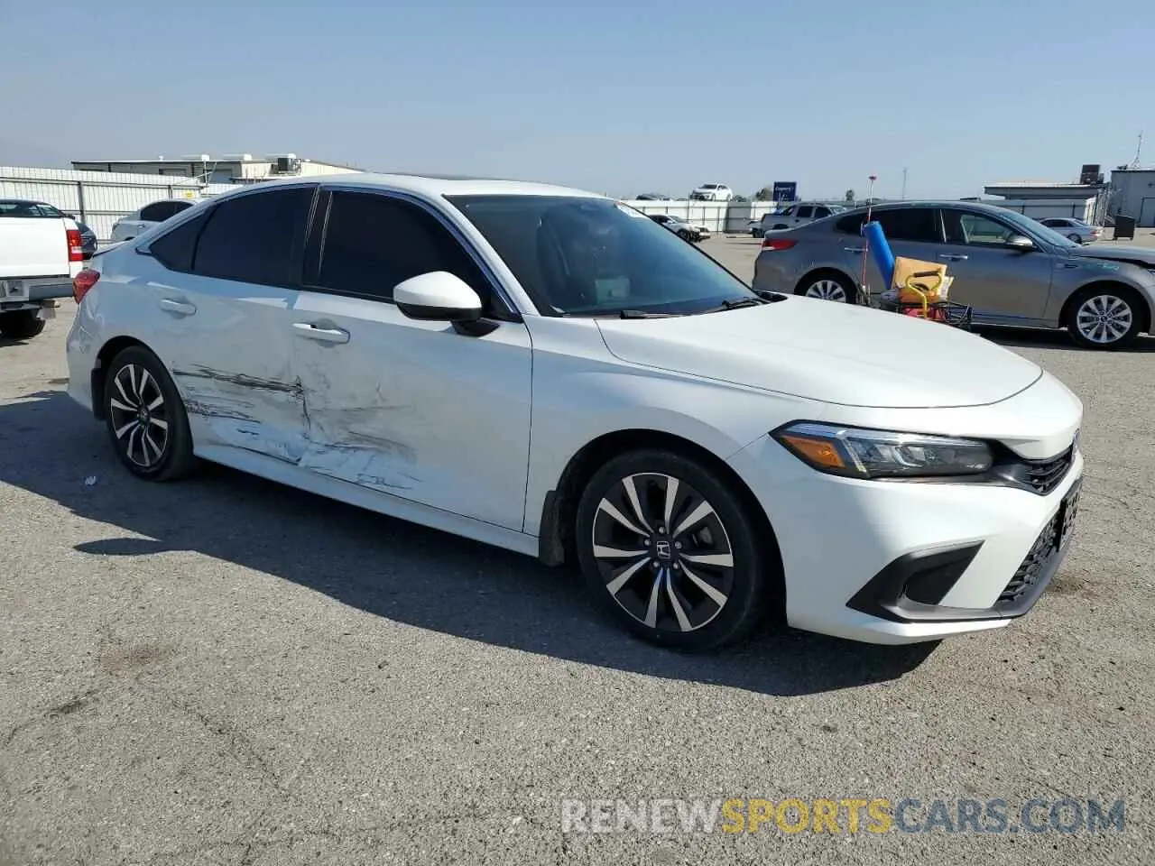 4 Photograph of a damaged car 2HGFE1F77NH313847 HONDA CIVIC 2022