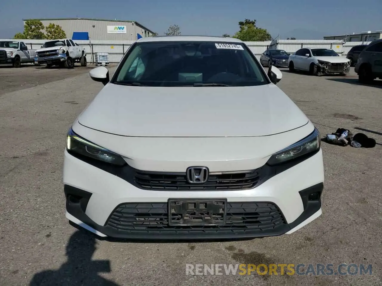 5 Photograph of a damaged car 2HGFE1F77NH313847 HONDA CIVIC 2022