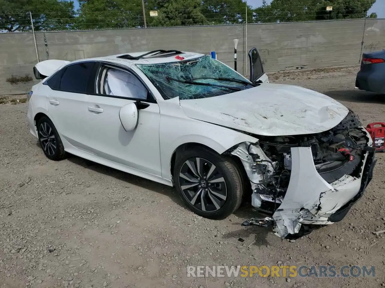 4 Photograph of a damaged car 2HGFE1F77NH318482 HONDA CIVIC 2022