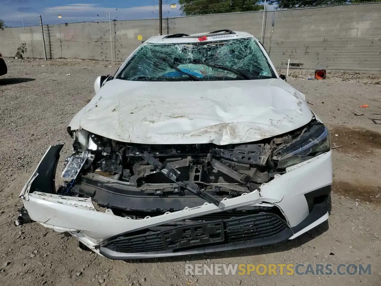5 Photograph of a damaged car 2HGFE1F77NH318482 HONDA CIVIC 2022