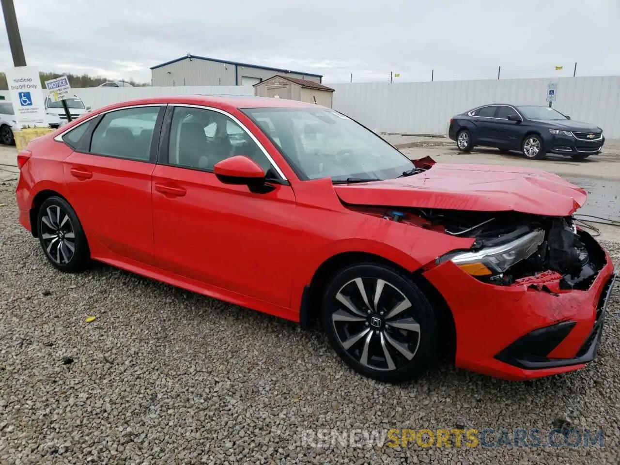 4 Photograph of a damaged car 2HGFE1F77NH320913 HONDA CIVIC 2022