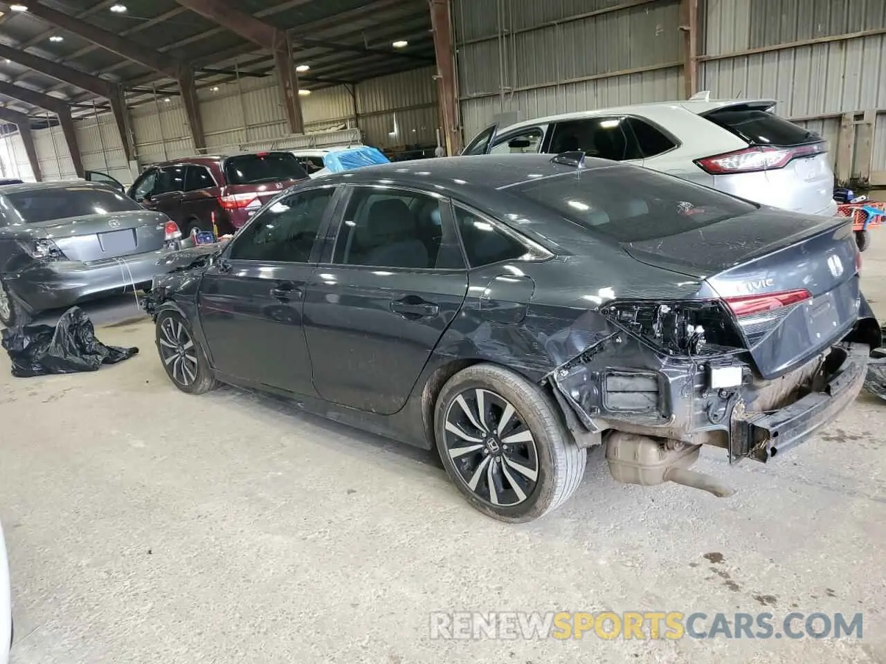 2 Photograph of a damaged car 2HGFE1F77NH327408 HONDA CIVIC 2022