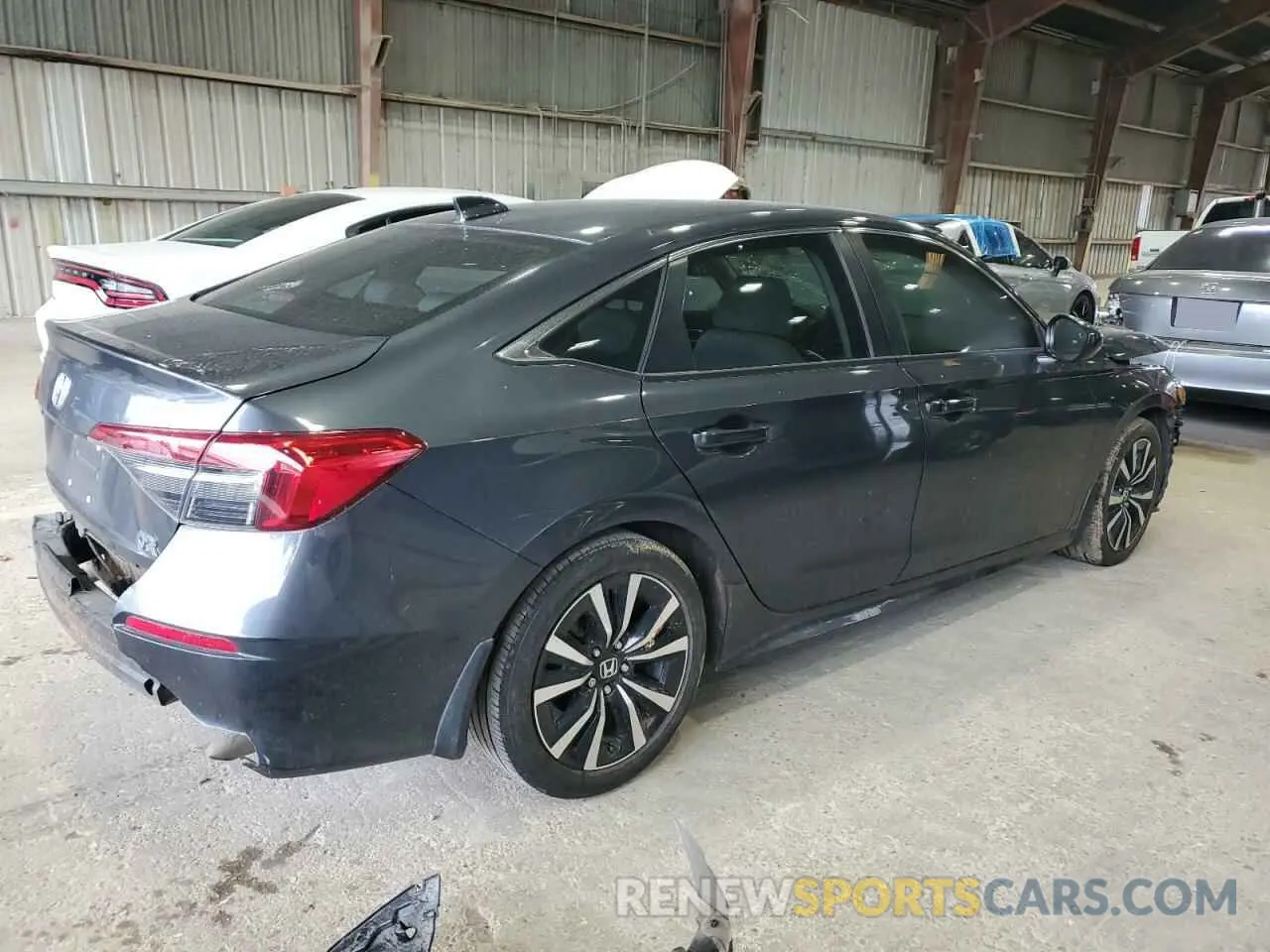 3 Photograph of a damaged car 2HGFE1F77NH327408 HONDA CIVIC 2022