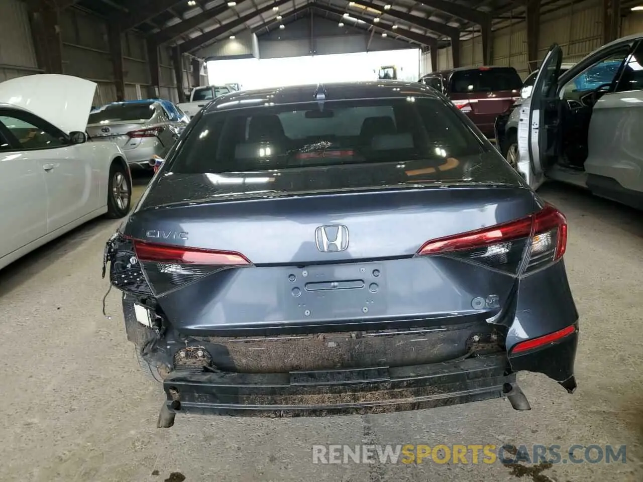 6 Photograph of a damaged car 2HGFE1F77NH327408 HONDA CIVIC 2022