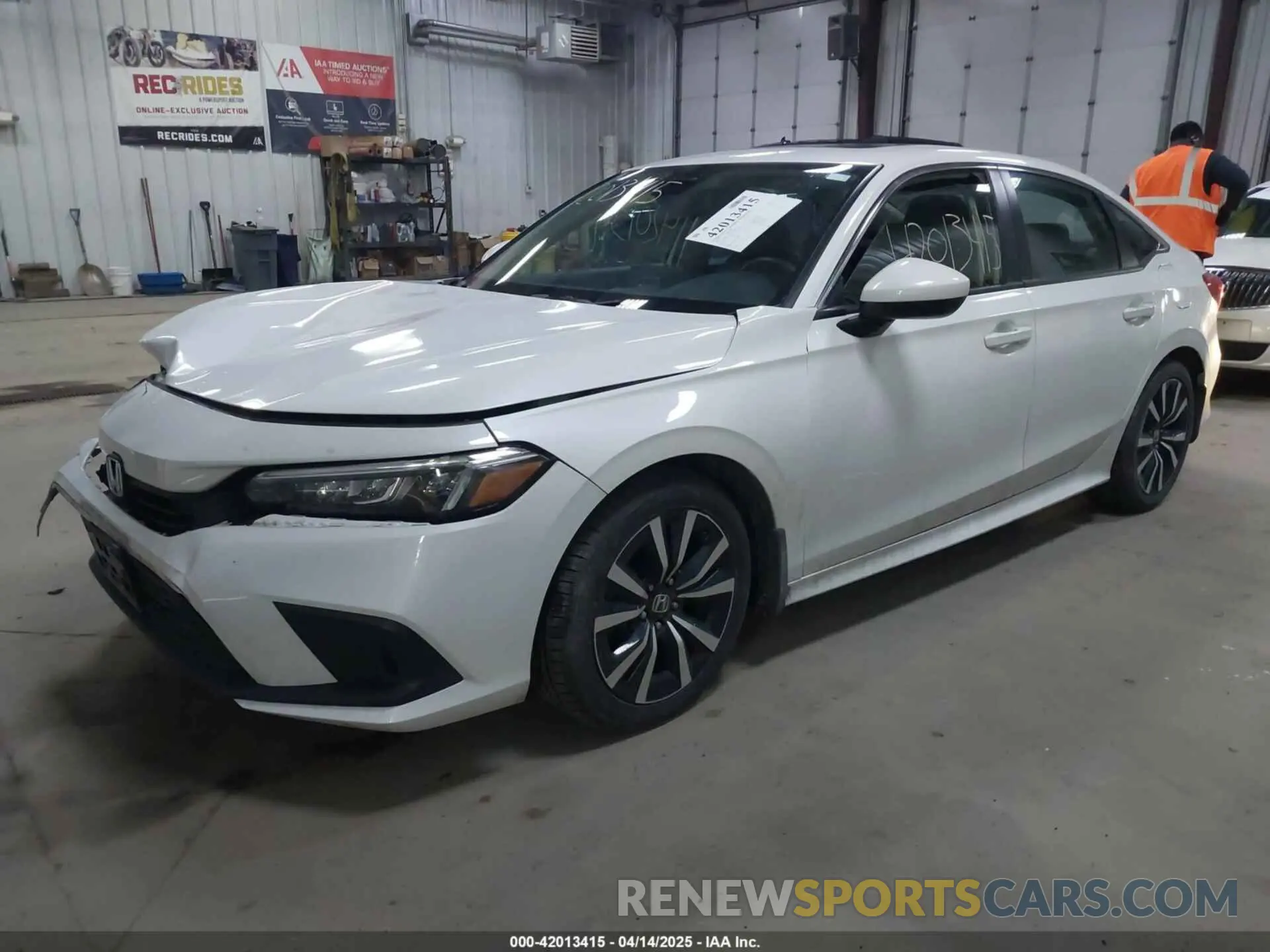 2 Photograph of a damaged car 2HGFE1F78NH323948 HONDA CIVIC 2022