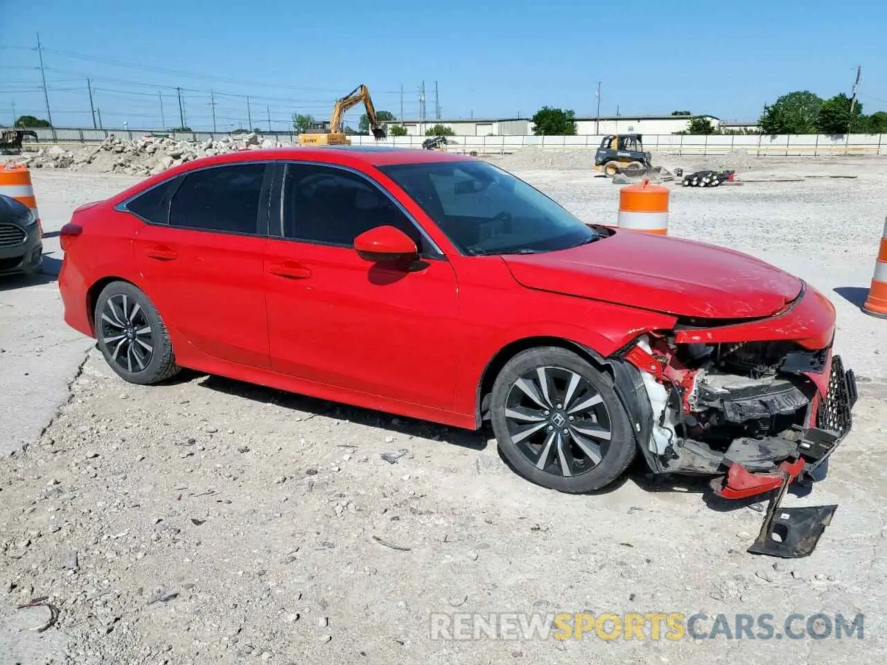 4 Photograph of a damaged car 2HGFE1F79NH304681 HONDA CIVIC 2022