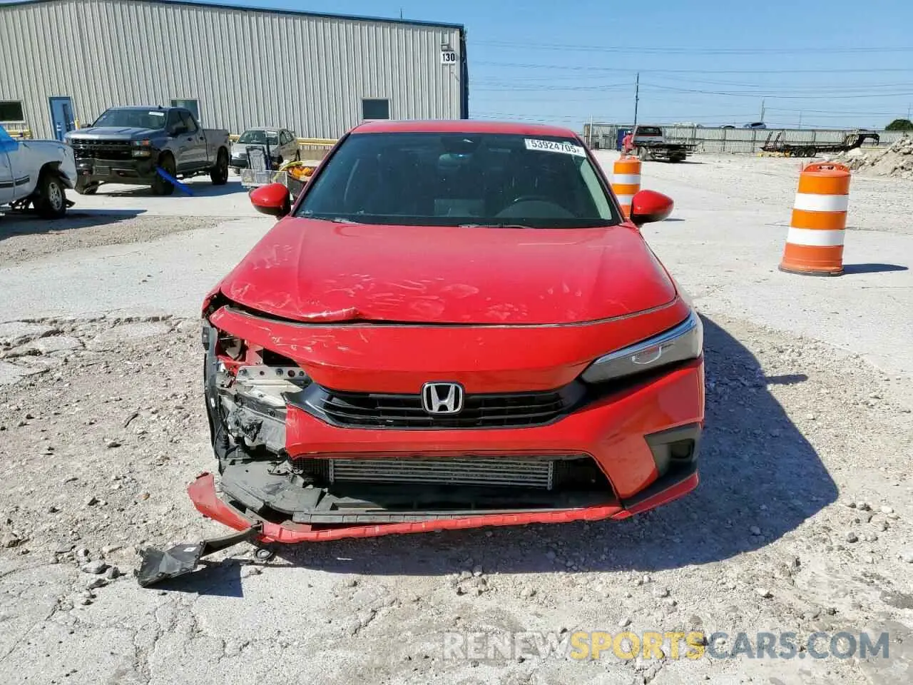 5 Photograph of a damaged car 2HGFE1F79NH304681 HONDA CIVIC 2022