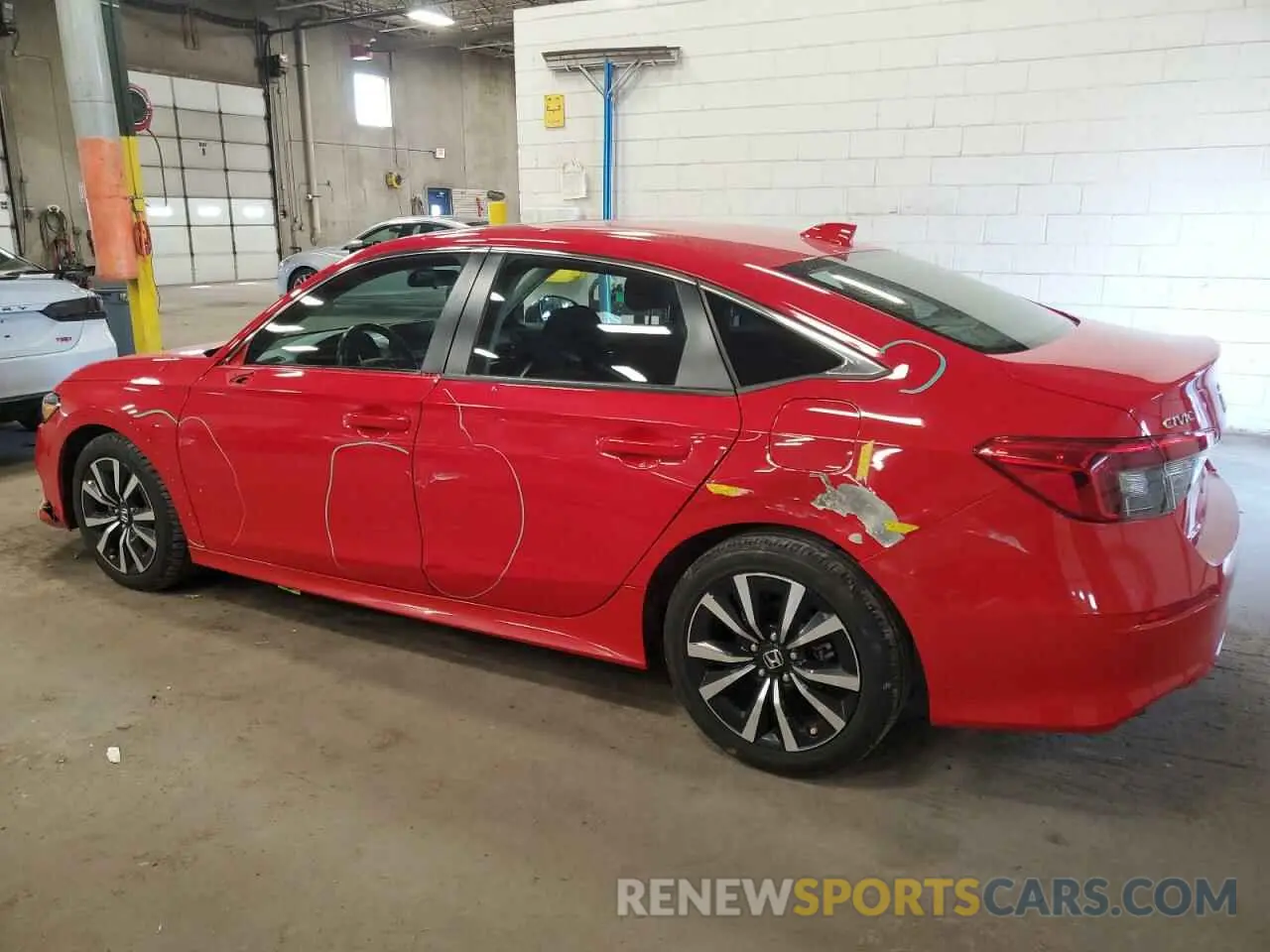 2 Photograph of a damaged car 2HGFE1F79NH308651 HONDA CIVIC 2022