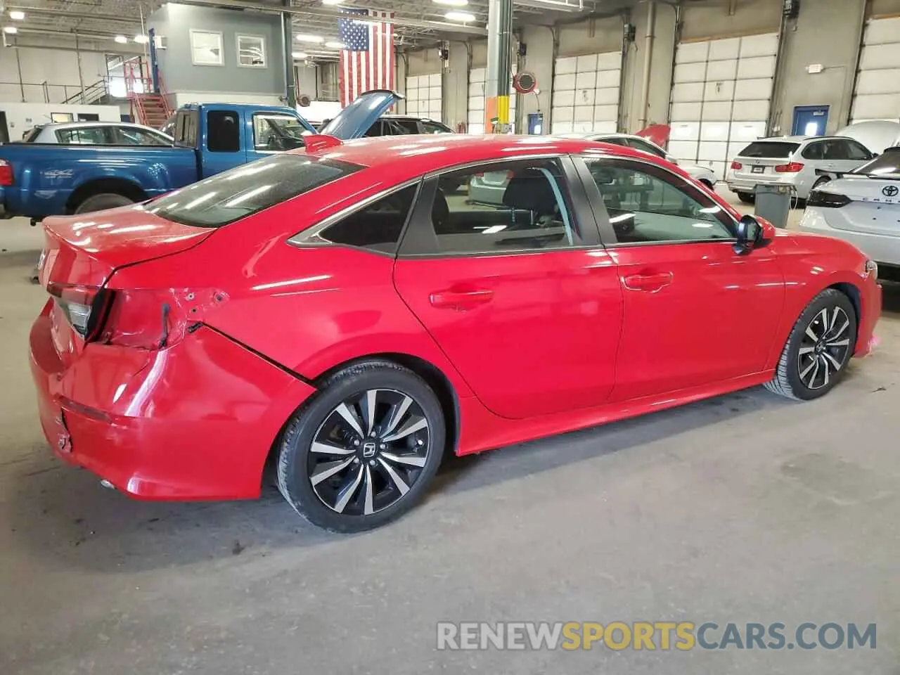 3 Photograph of a damaged car 2HGFE1F79NH308651 HONDA CIVIC 2022