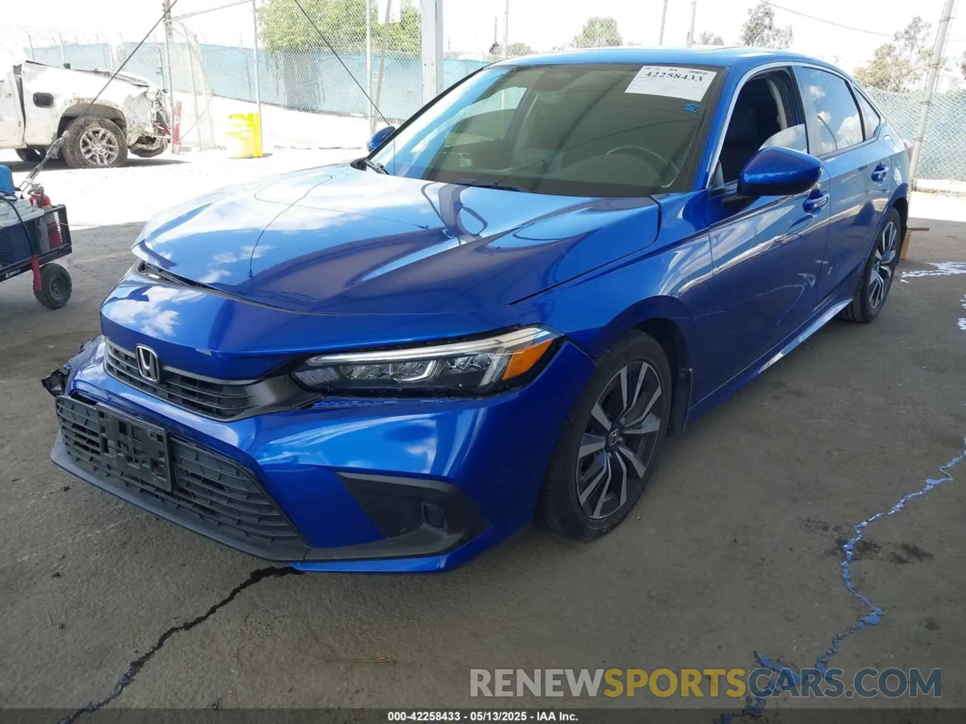 2 Photograph of a damaged car 2HGFE1F79NH313672 HONDA CIVIC 2022