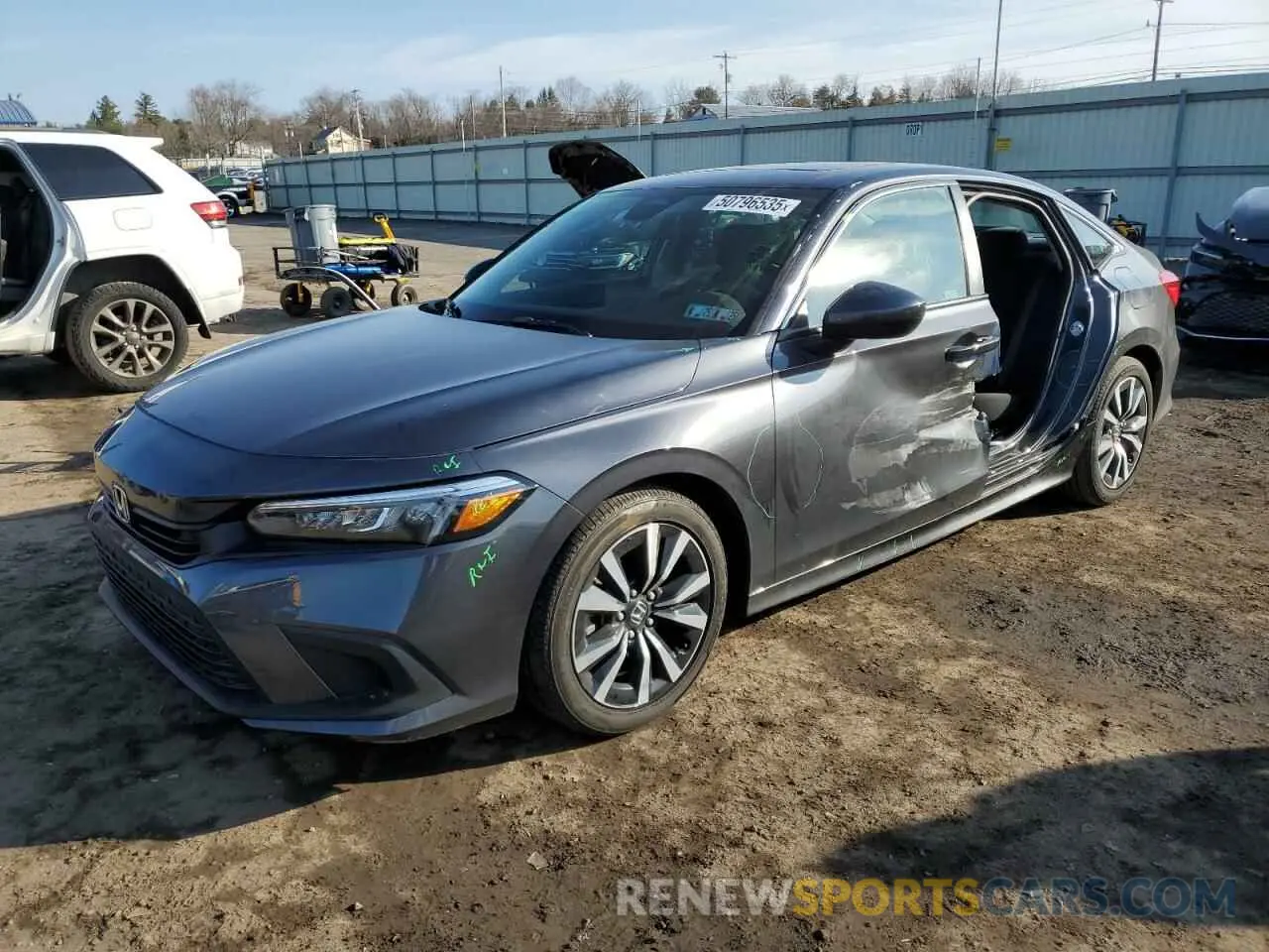 1 Photograph of a damaged car 2HGFE1F79NH314370 HONDA CIVIC 2022