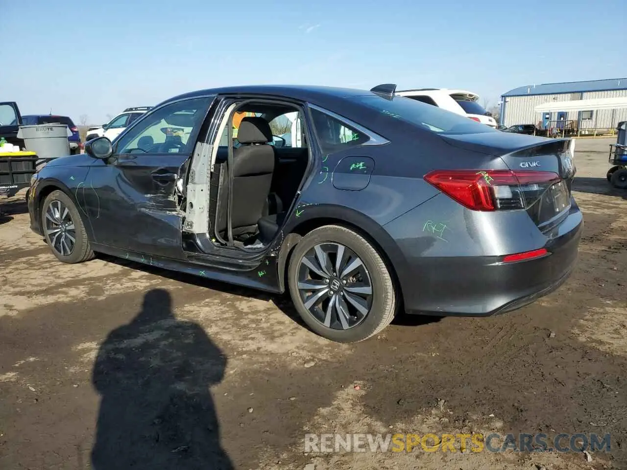2 Photograph of a damaged car 2HGFE1F79NH314370 HONDA CIVIC 2022