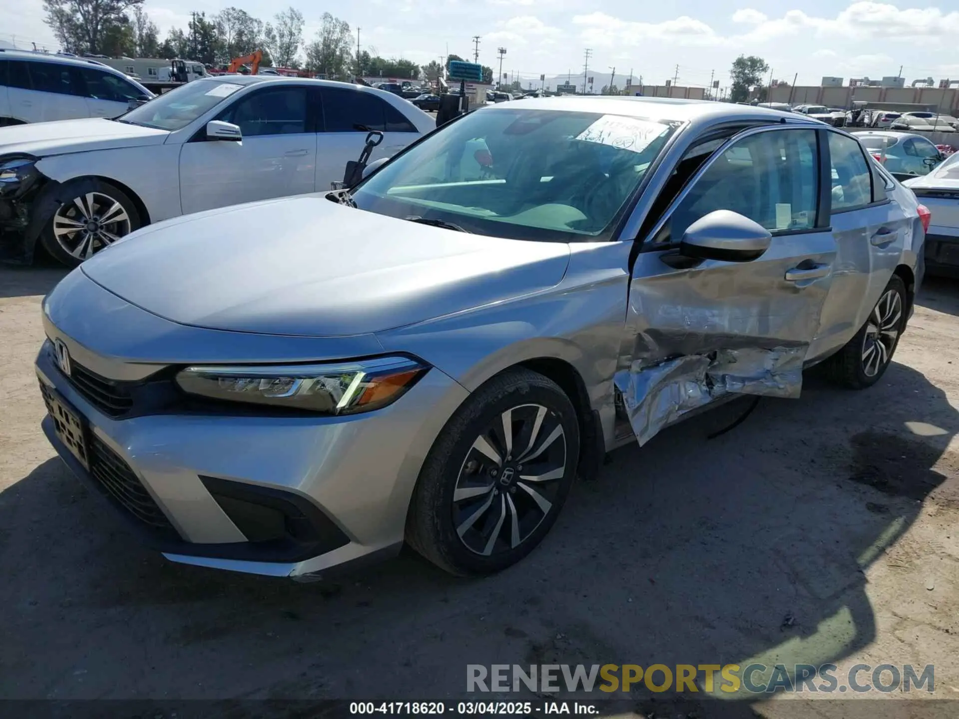 2 Photograph of a damaged car 2HGFE1F79NH327295 HONDA CIVIC 2022