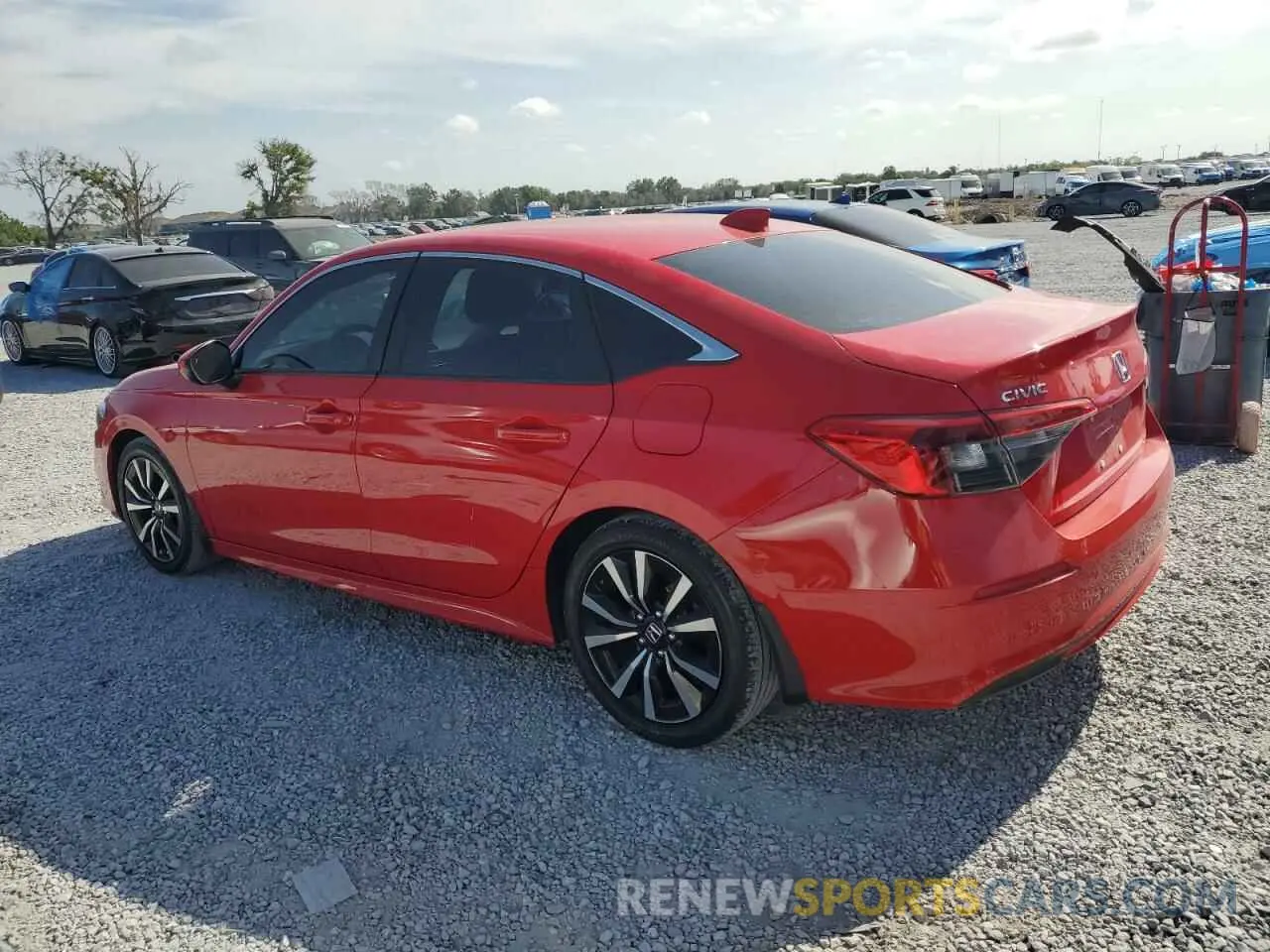 2 Photograph of a damaged car 2HGFE1F7XNH306665 HONDA CIVIC 2022
