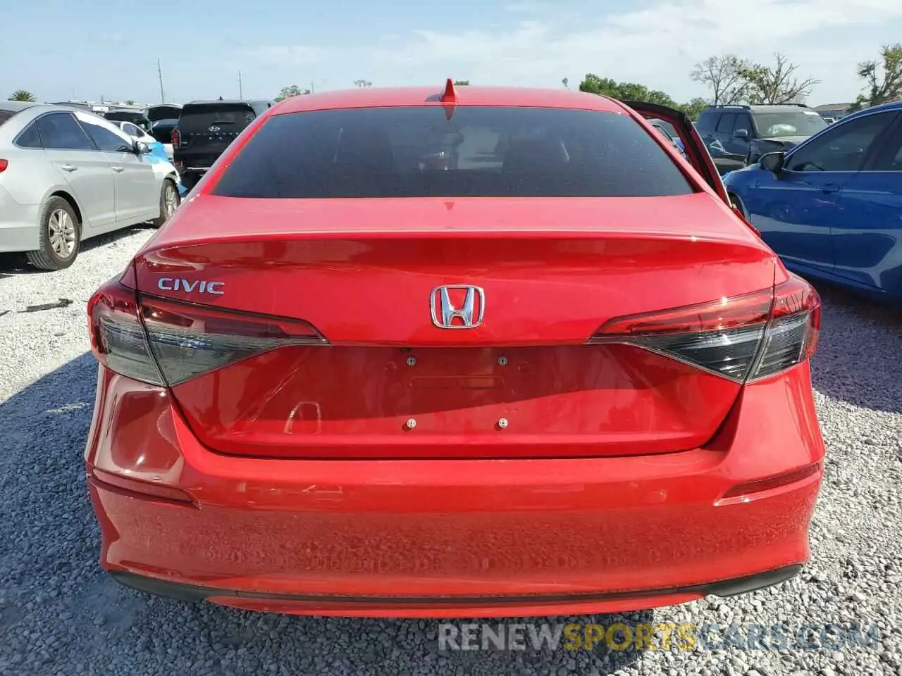 6 Photograph of a damaged car 2HGFE1F7XNH306665 HONDA CIVIC 2022