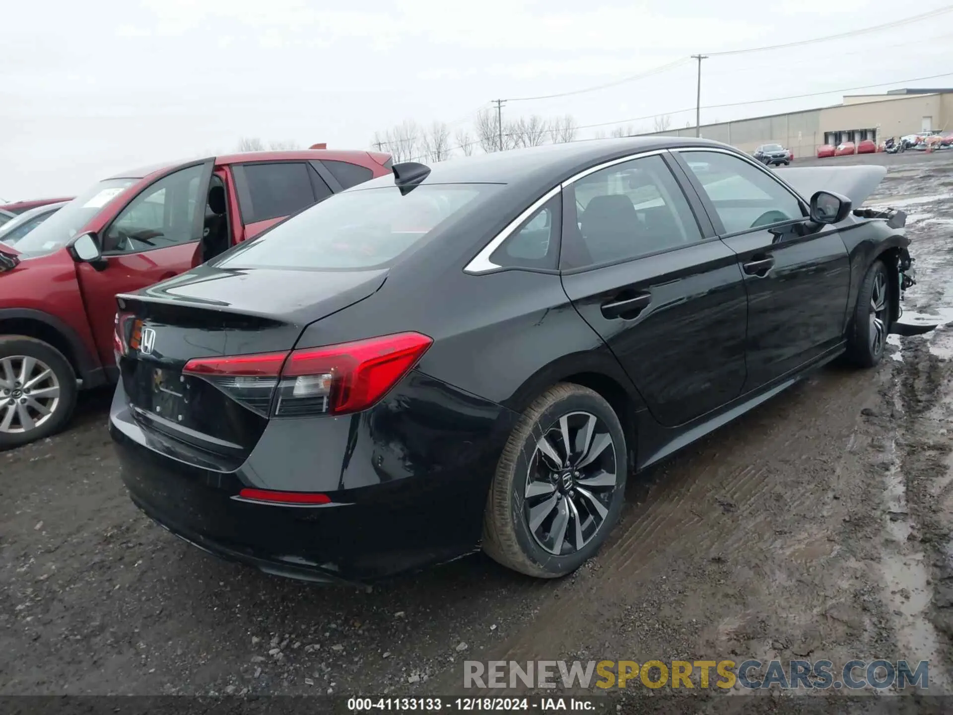 4 Photograph of a damaged car 2HGFE1F7XNH310456 HONDA CIVIC 2022