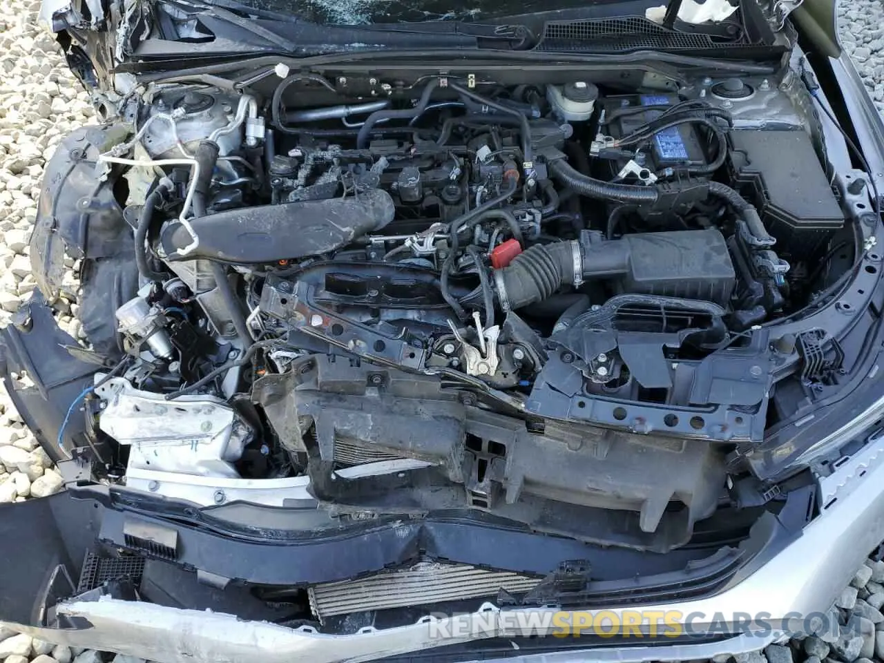 12 Photograph of a damaged car 2HGFE1F7XNH319187 HONDA CIVIC 2022