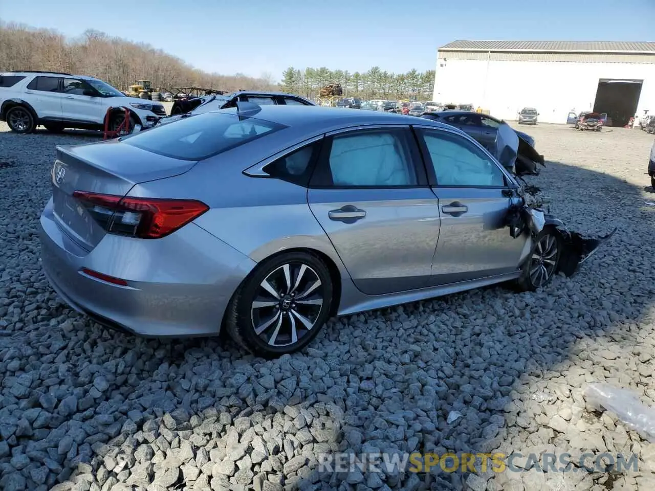 3 Photograph of a damaged car 2HGFE1F7XNH319187 HONDA CIVIC 2022