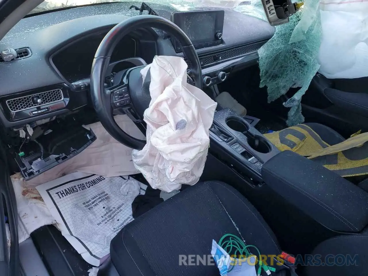 8 Photograph of a damaged car 2HGFE1F7XNH319187 HONDA CIVIC 2022