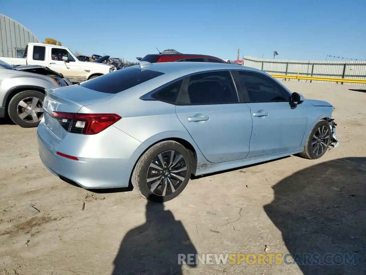 3 Photograph of a damaged car 2HGFE1F7XNH320274 HONDA CIVIC 2022