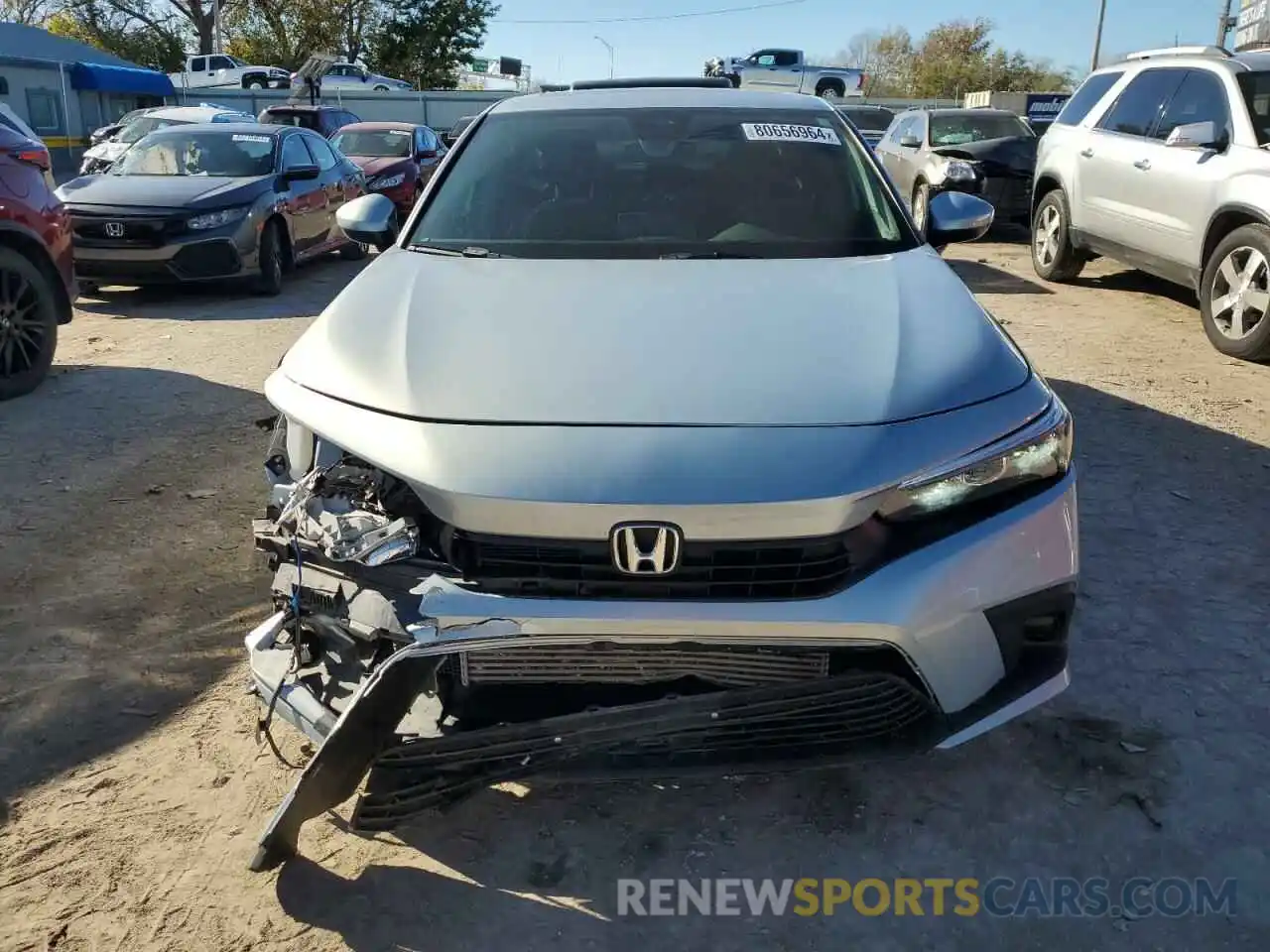 5 Photograph of a damaged car 2HGFE1F7XNH320274 HONDA CIVIC 2022