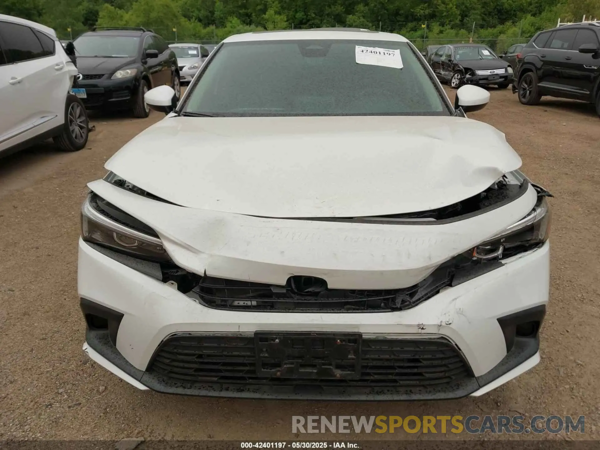 6 Photograph of a damaged car 2HGFE1F7XNH323997 HONDA CIVIC 2022
