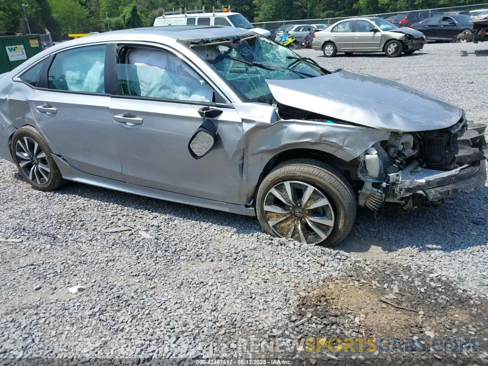 1 Photograph of a damaged car 2HGFE1F7XNH328147 HONDA CIVIC 2022