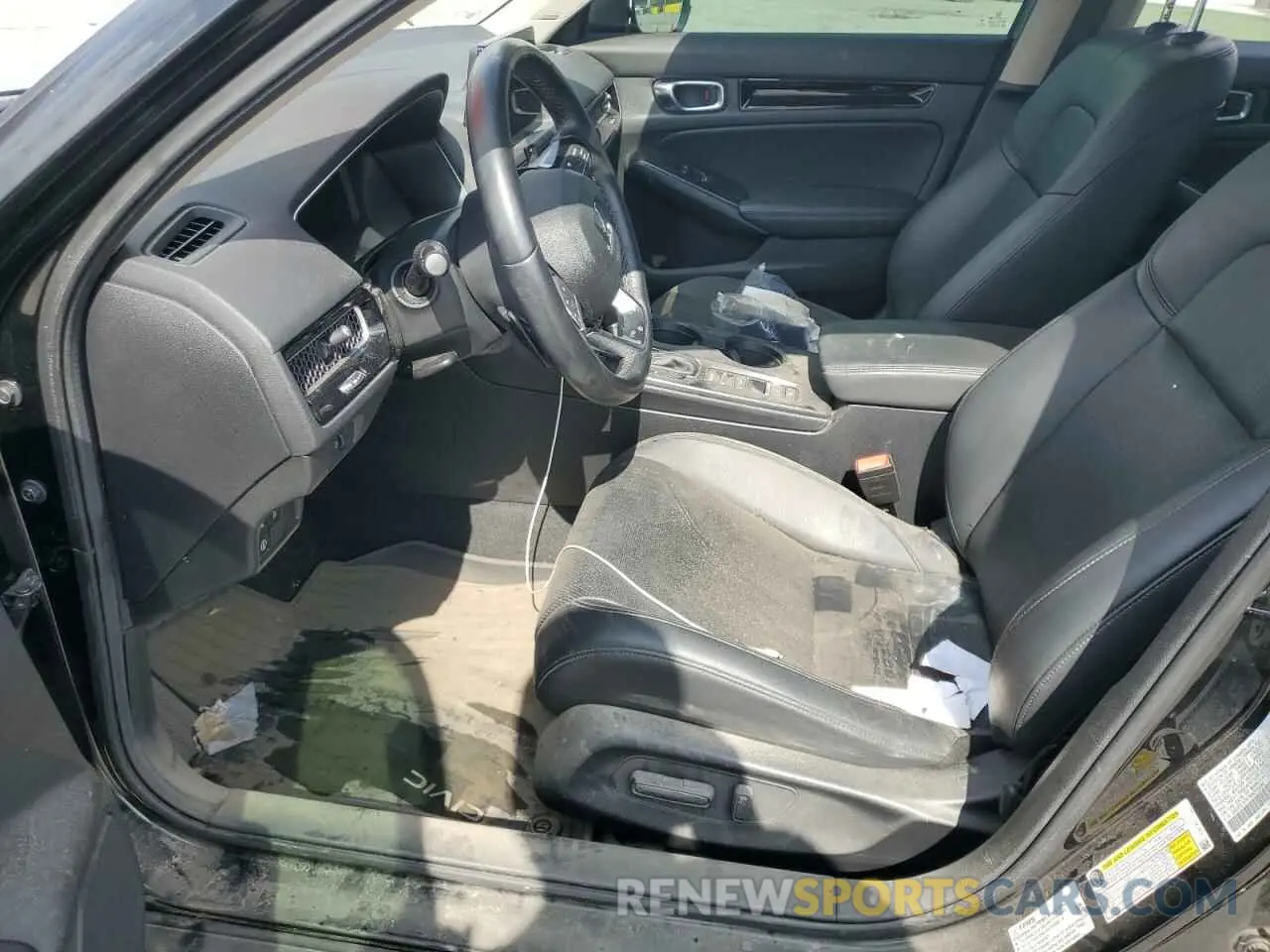 7 Photograph of a damaged car 2HGFE1F91NH305289 HONDA CIVIC 2022