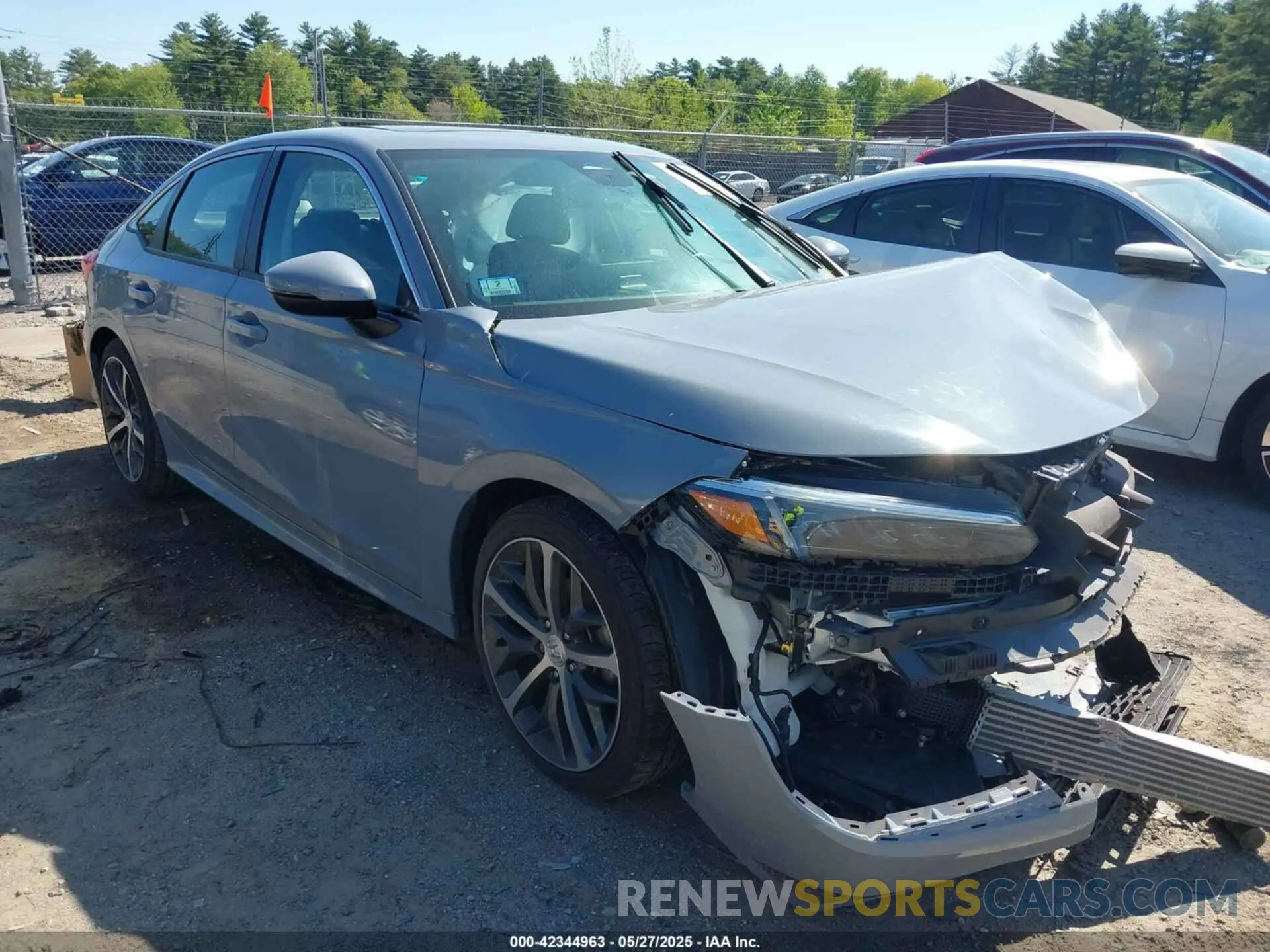 1 Photograph of a damaged car 2HGFE1F91NH315448 HONDA CIVIC 2022