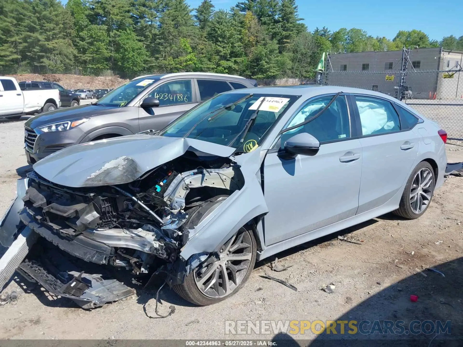 14 Photograph of a damaged car 2HGFE1F91NH315448 HONDA CIVIC 2022