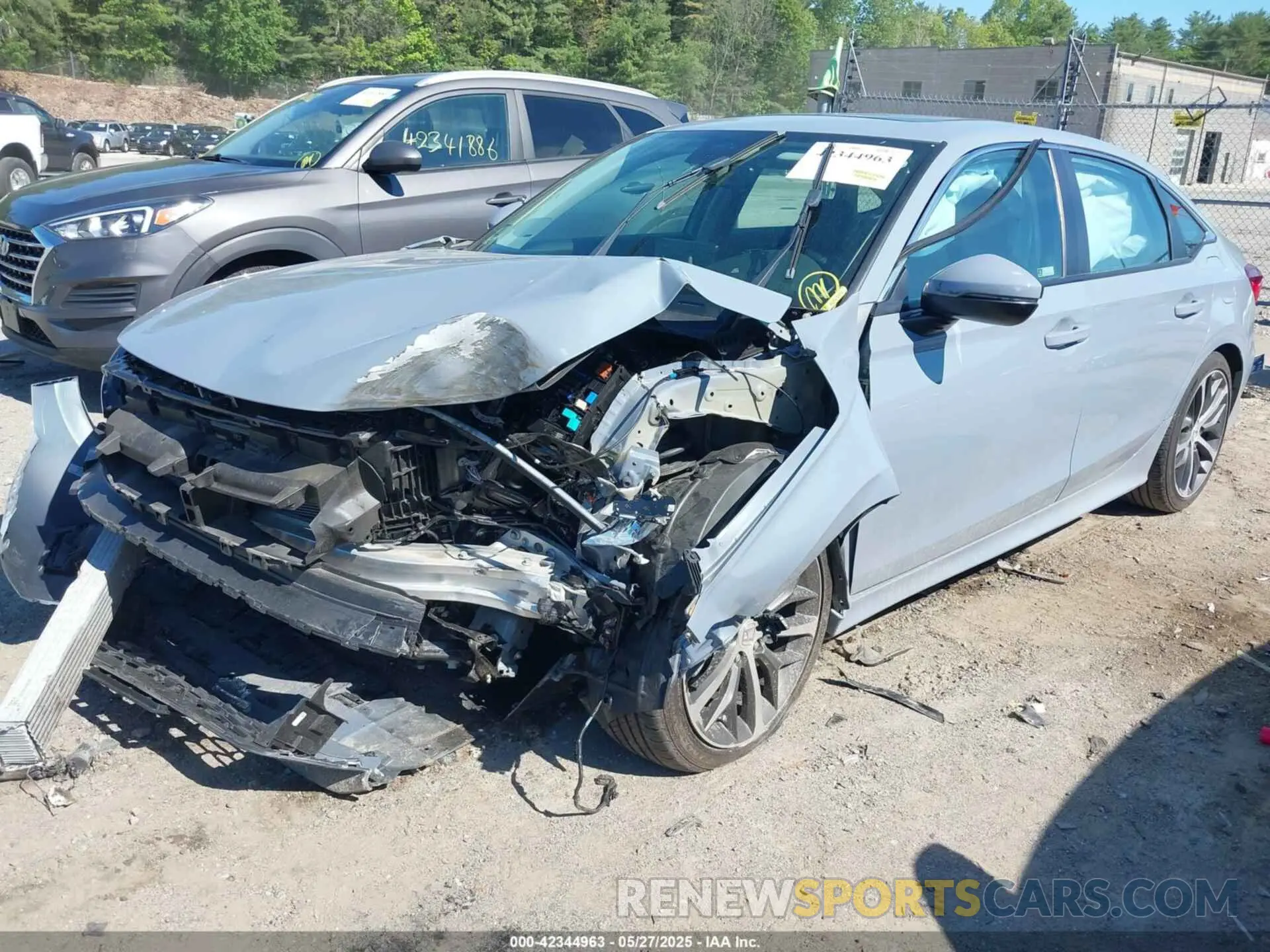 2 Photograph of a damaged car 2HGFE1F91NH315448 HONDA CIVIC 2022