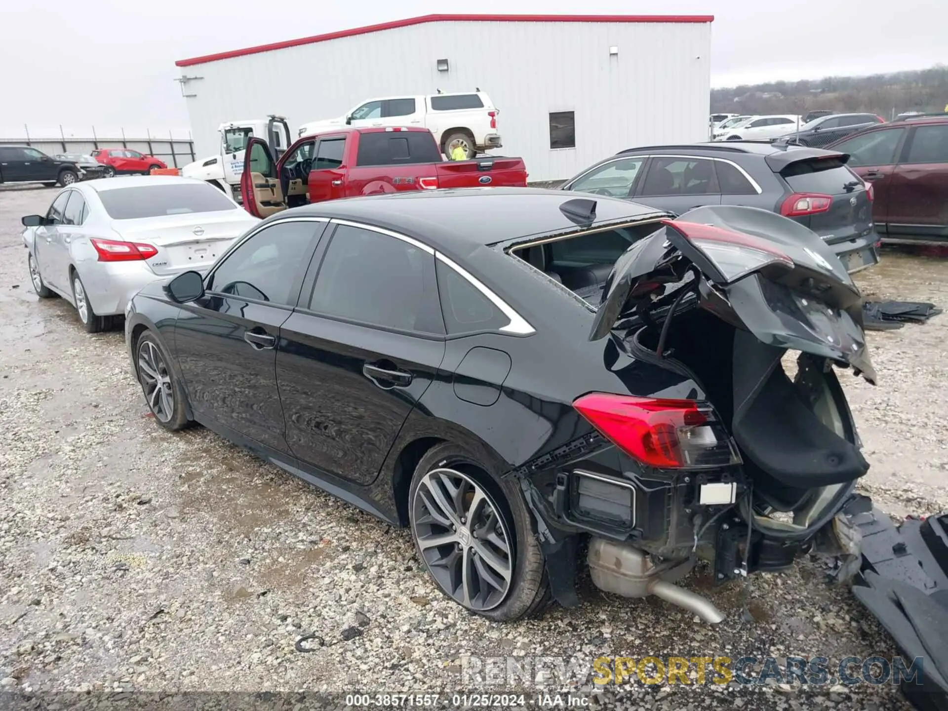 3 Photograph of a damaged car 2HGFE1F92NH327916 HONDA CIVIC 2022