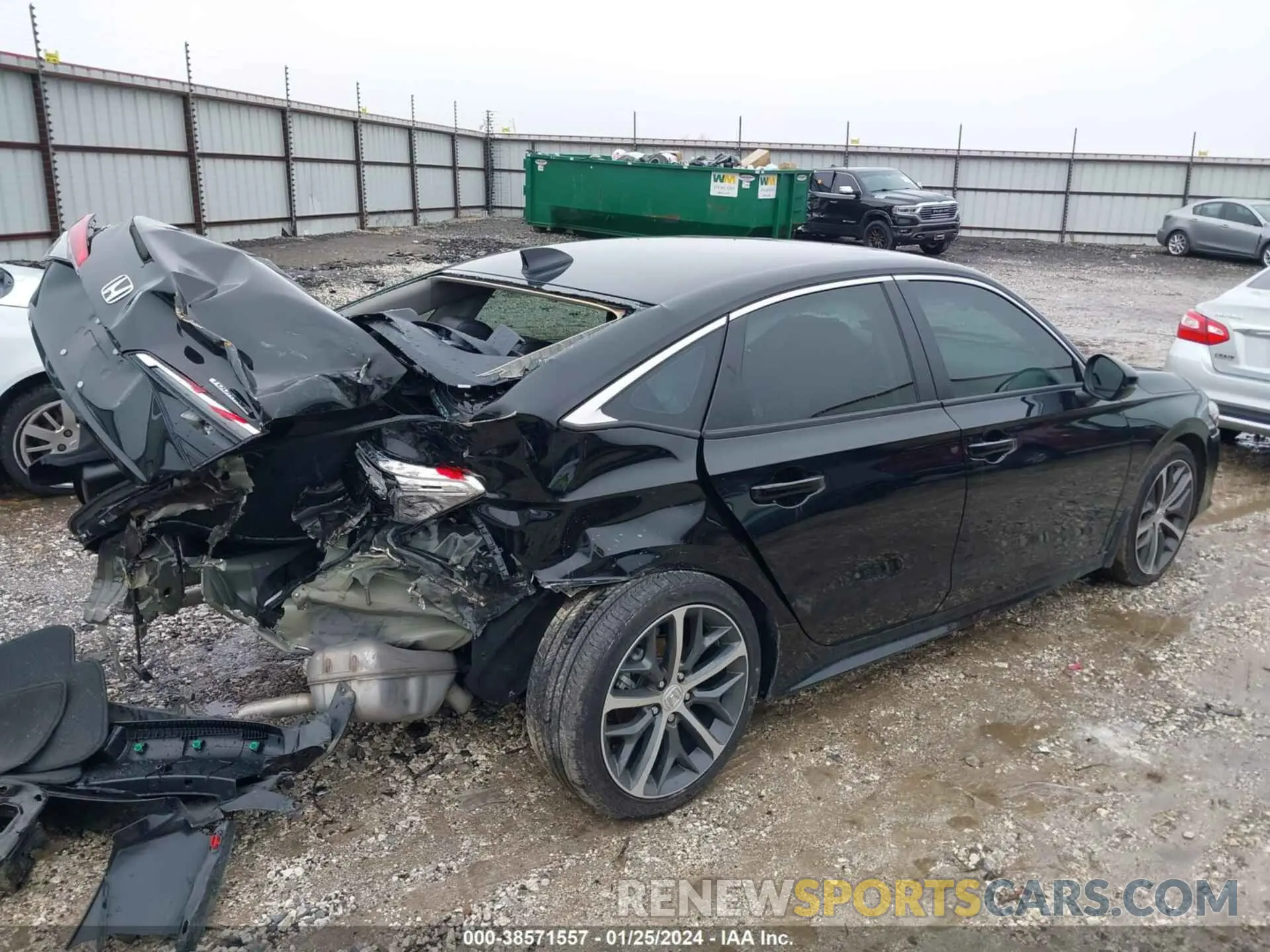 4 Photograph of a damaged car 2HGFE1F92NH327916 HONDA CIVIC 2022