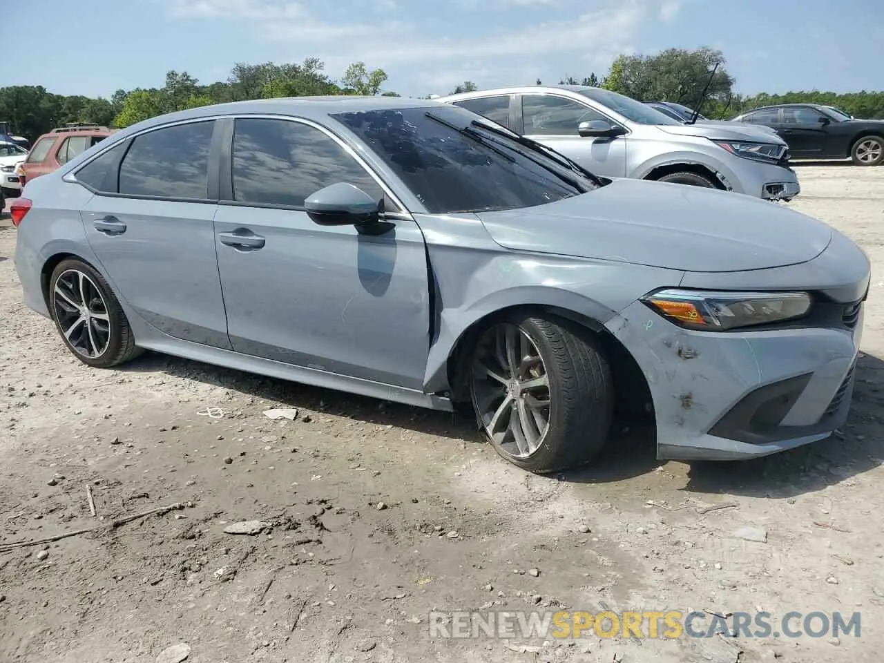 4 Photograph of a damaged car 2HGFE1F94NH302242 HONDA CIVIC 2022
