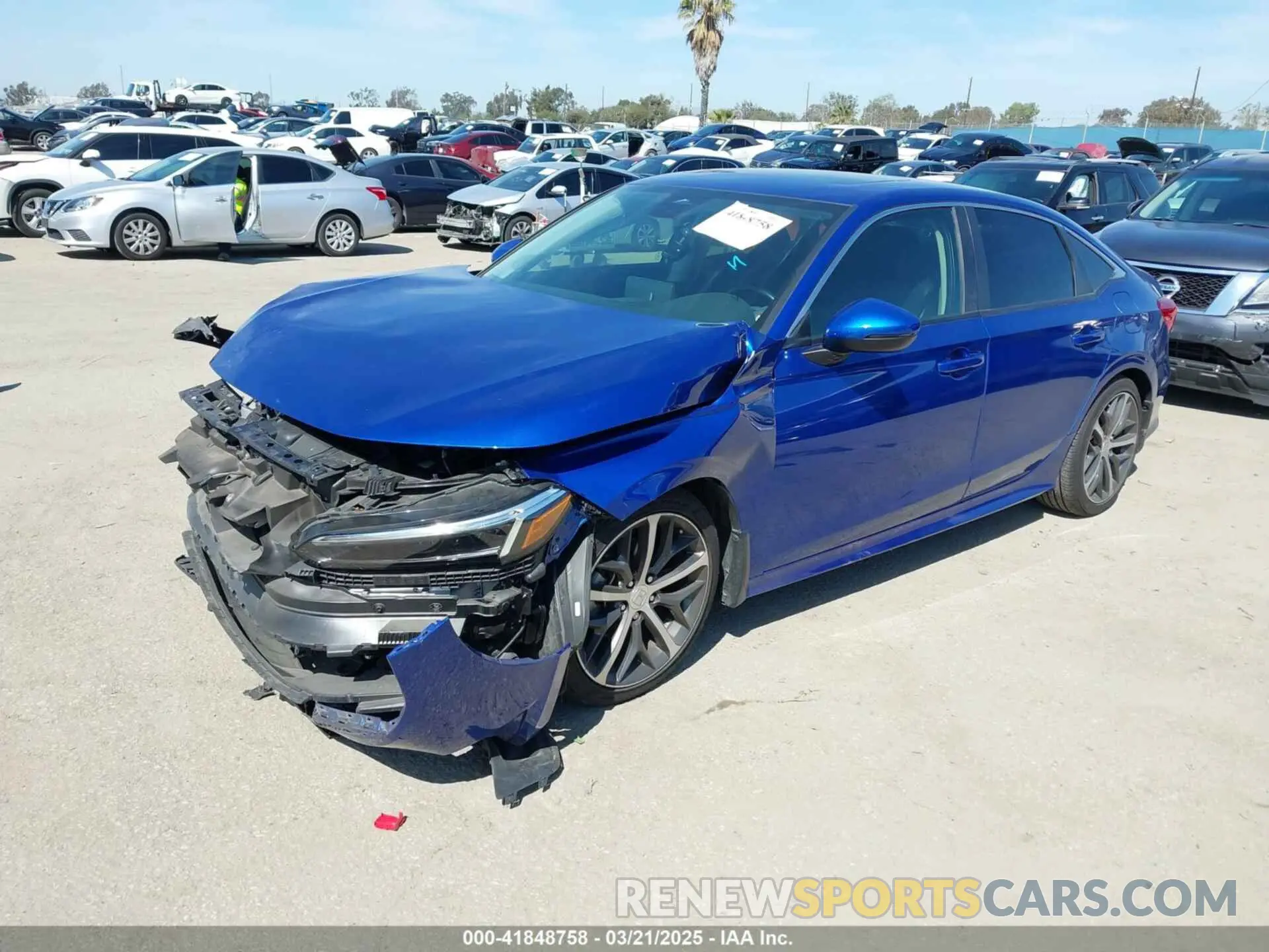 2 Photograph of a damaged car 2HGFE1F94NH302323 HONDA CIVIC 2022