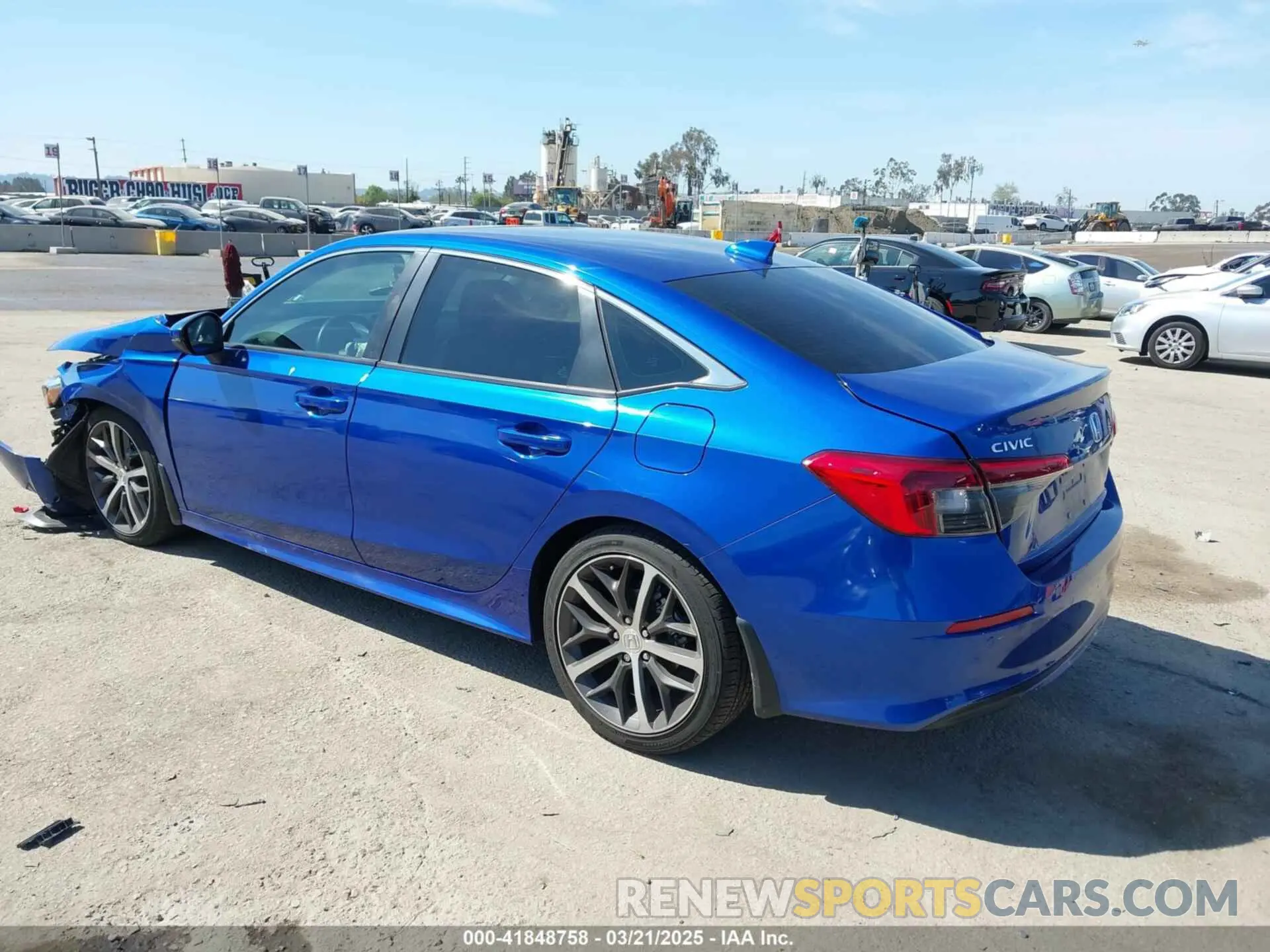 3 Photograph of a damaged car 2HGFE1F94NH302323 HONDA CIVIC 2022