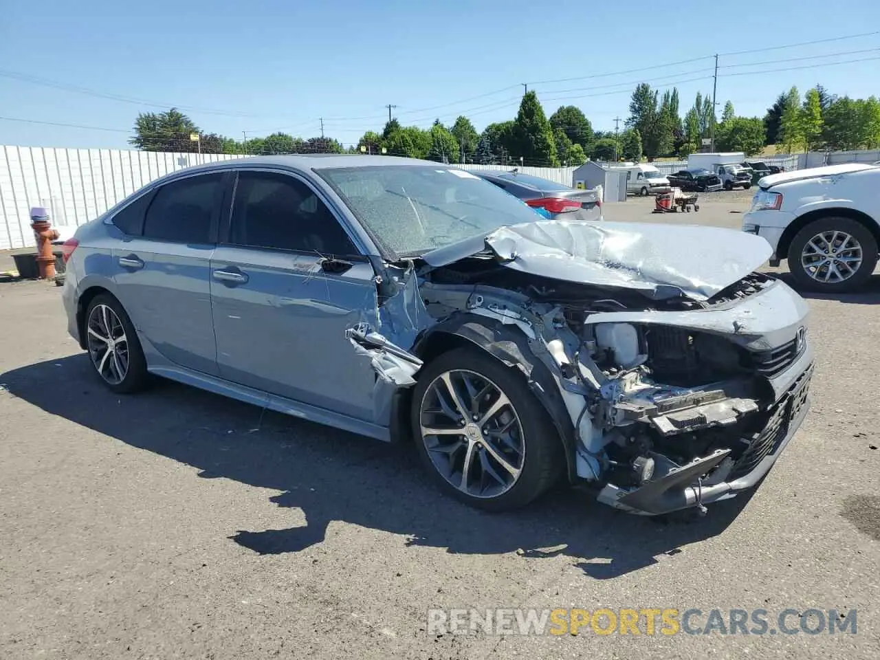 4 Photograph of a damaged car 2HGFE1F95NH308244 HONDA CIVIC 2022