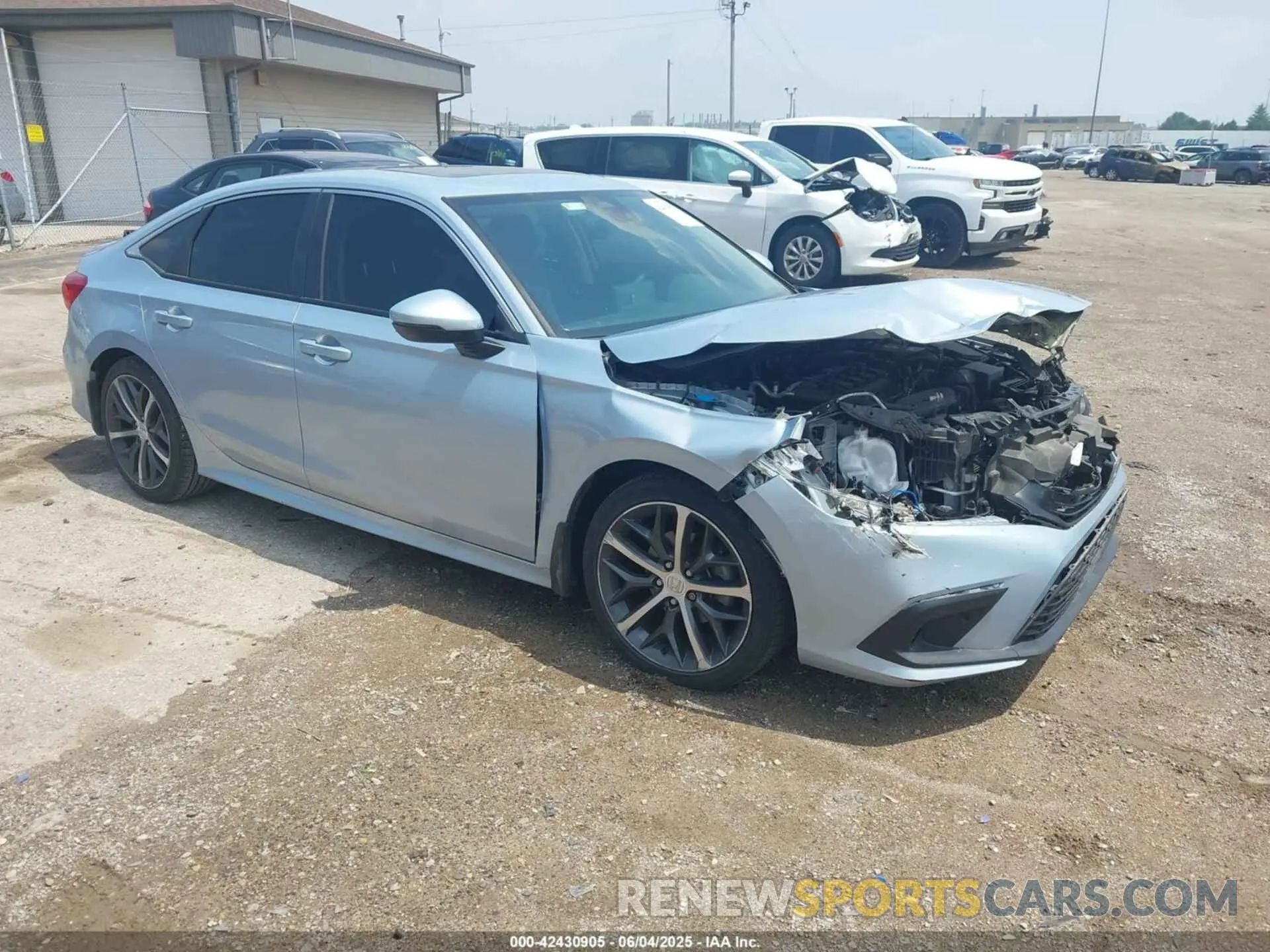 1 Photograph of a damaged car 2HGFE1F95NH309572 HONDA CIVIC 2022