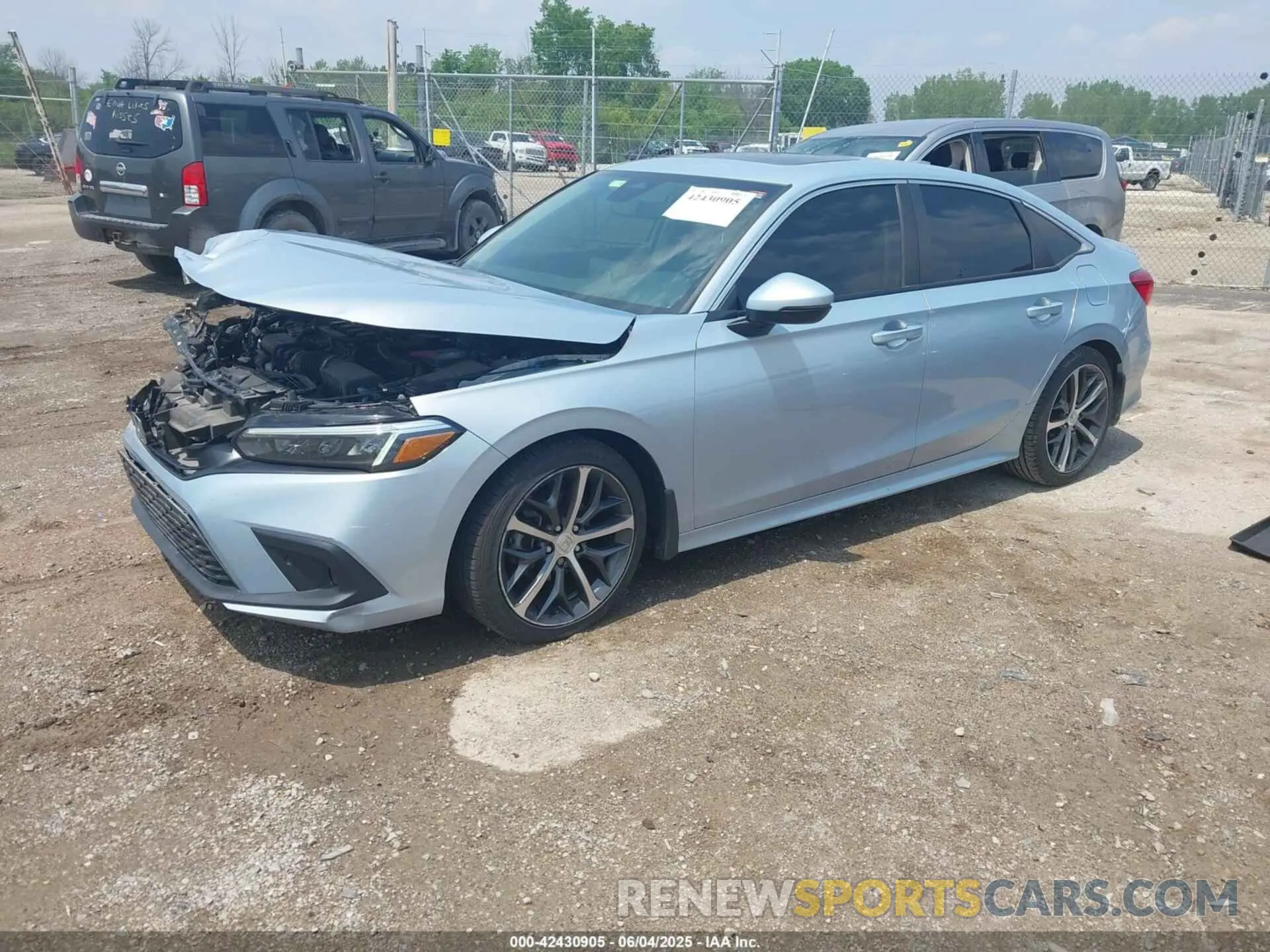 2 Photograph of a damaged car 2HGFE1F95NH309572 HONDA CIVIC 2022