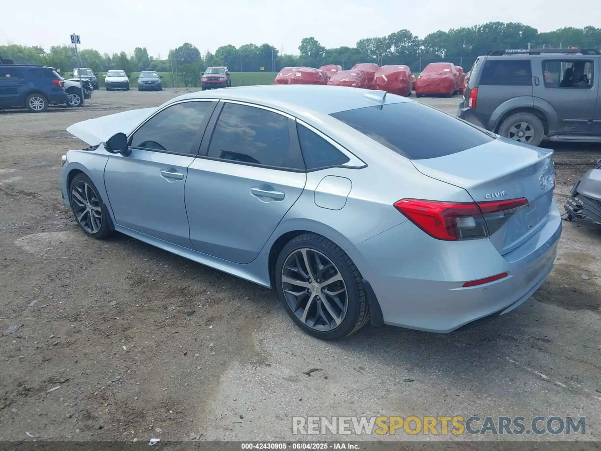3 Photograph of a damaged car 2HGFE1F95NH309572 HONDA CIVIC 2022