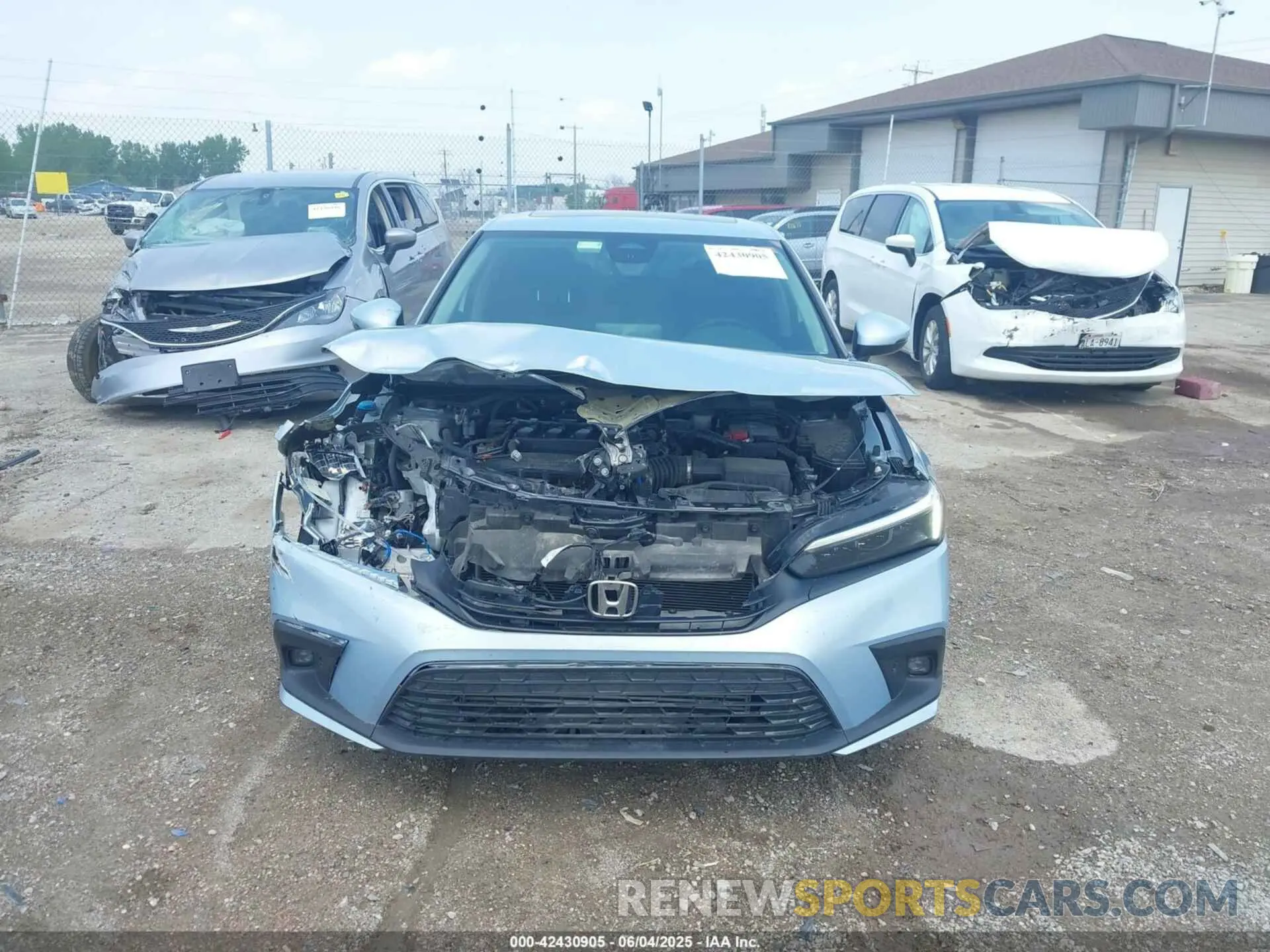 6 Photograph of a damaged car 2HGFE1F95NH309572 HONDA CIVIC 2022