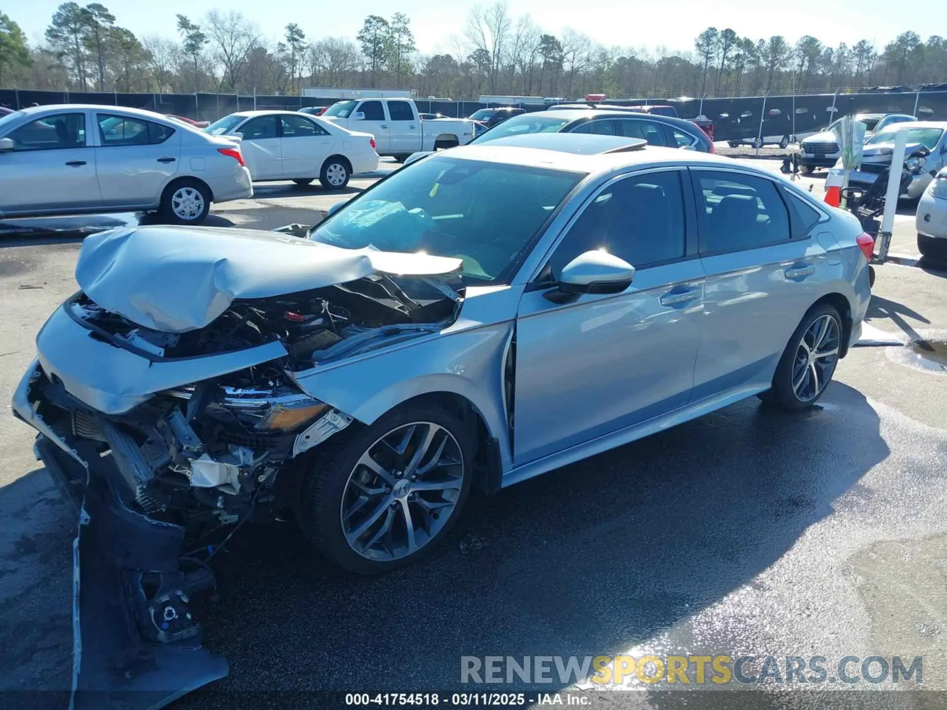 2 Photograph of a damaged car 2HGFE1F95NH312164 HONDA CIVIC 2022