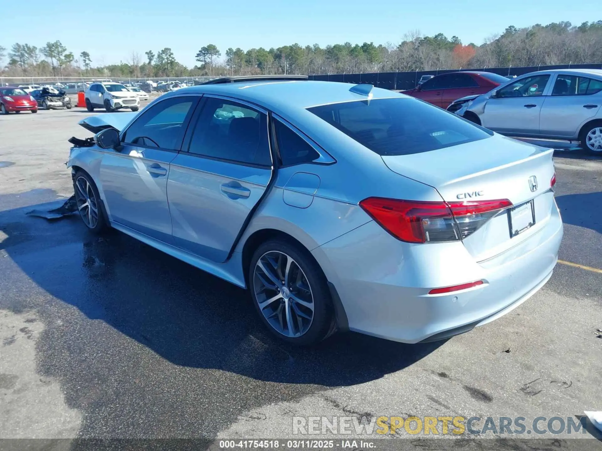 3 Photograph of a damaged car 2HGFE1F95NH312164 HONDA CIVIC 2022